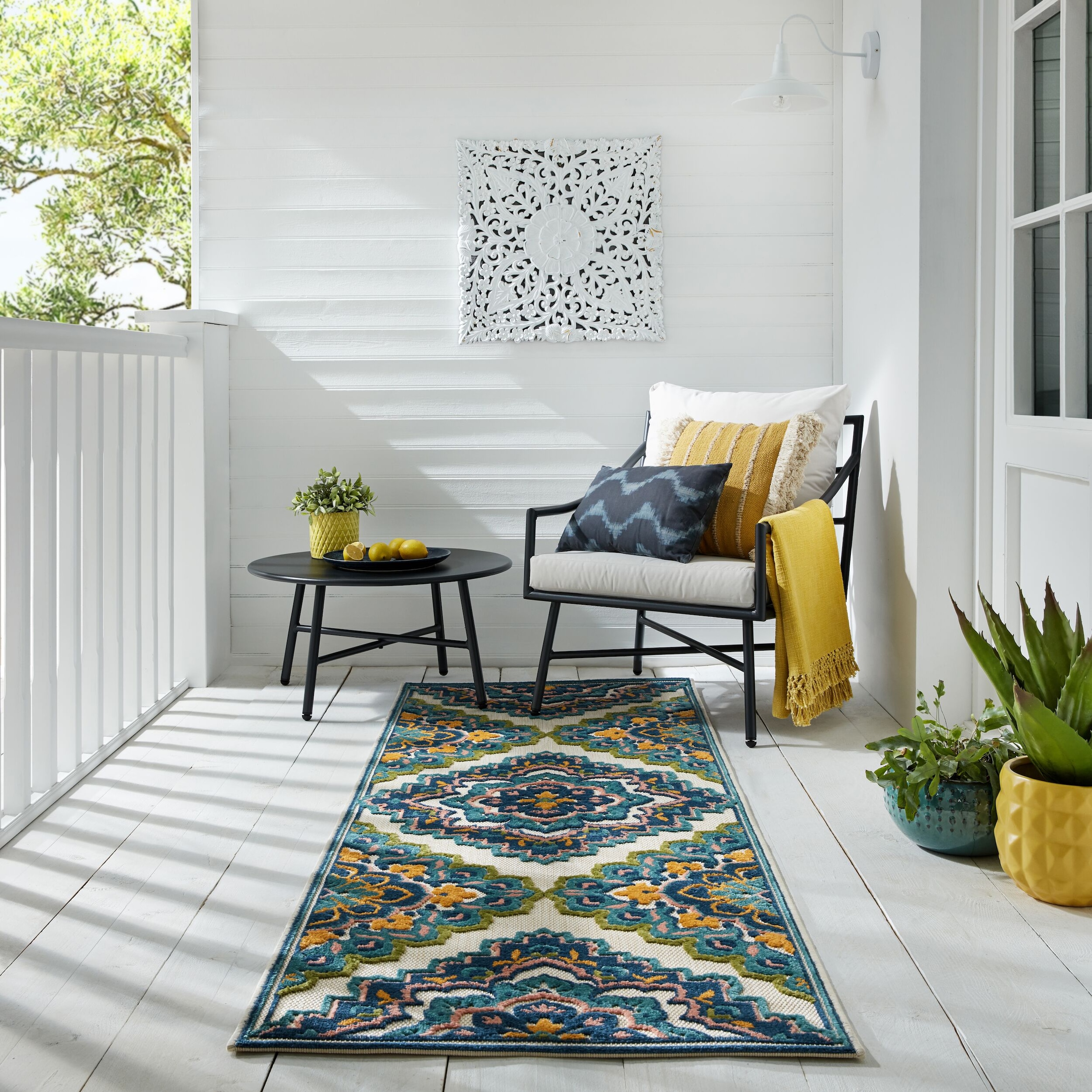FLAIR RUGS Teppich »Beach«, rechteckig, 3 mm Höhe, Outdoor Teppich