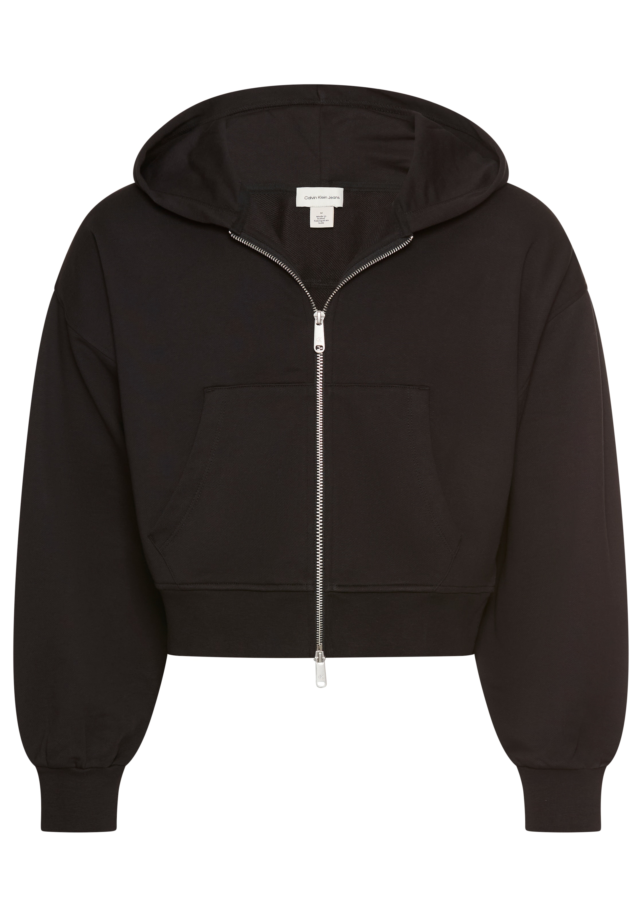 Calvin Klein Jeans Kapuzensweatshirt »A- FRNCH TRRY BDG LG«, Mit Rundhalsausschnitt
