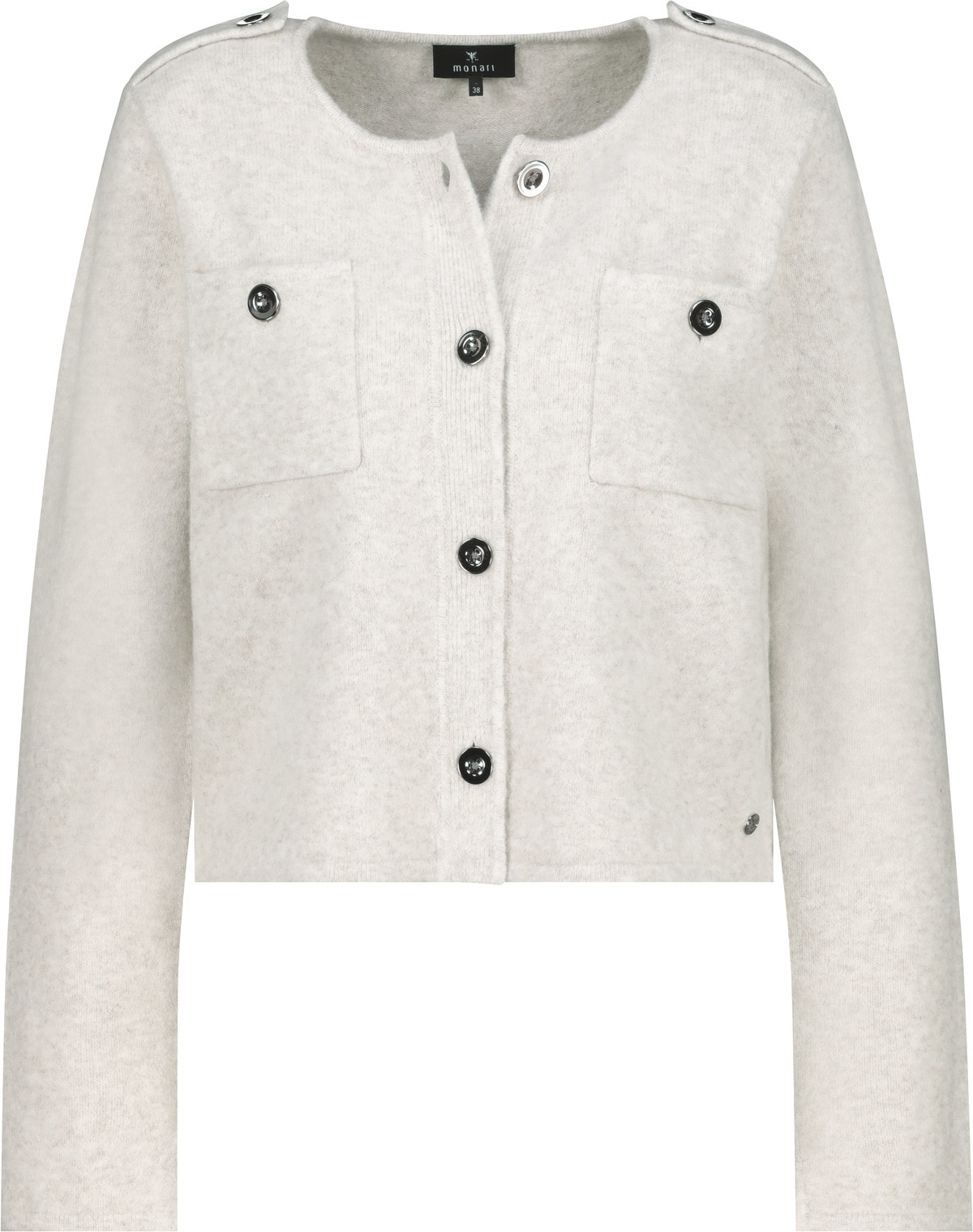 Monari Strickjacke »Jacke Strickjacke Tasche«