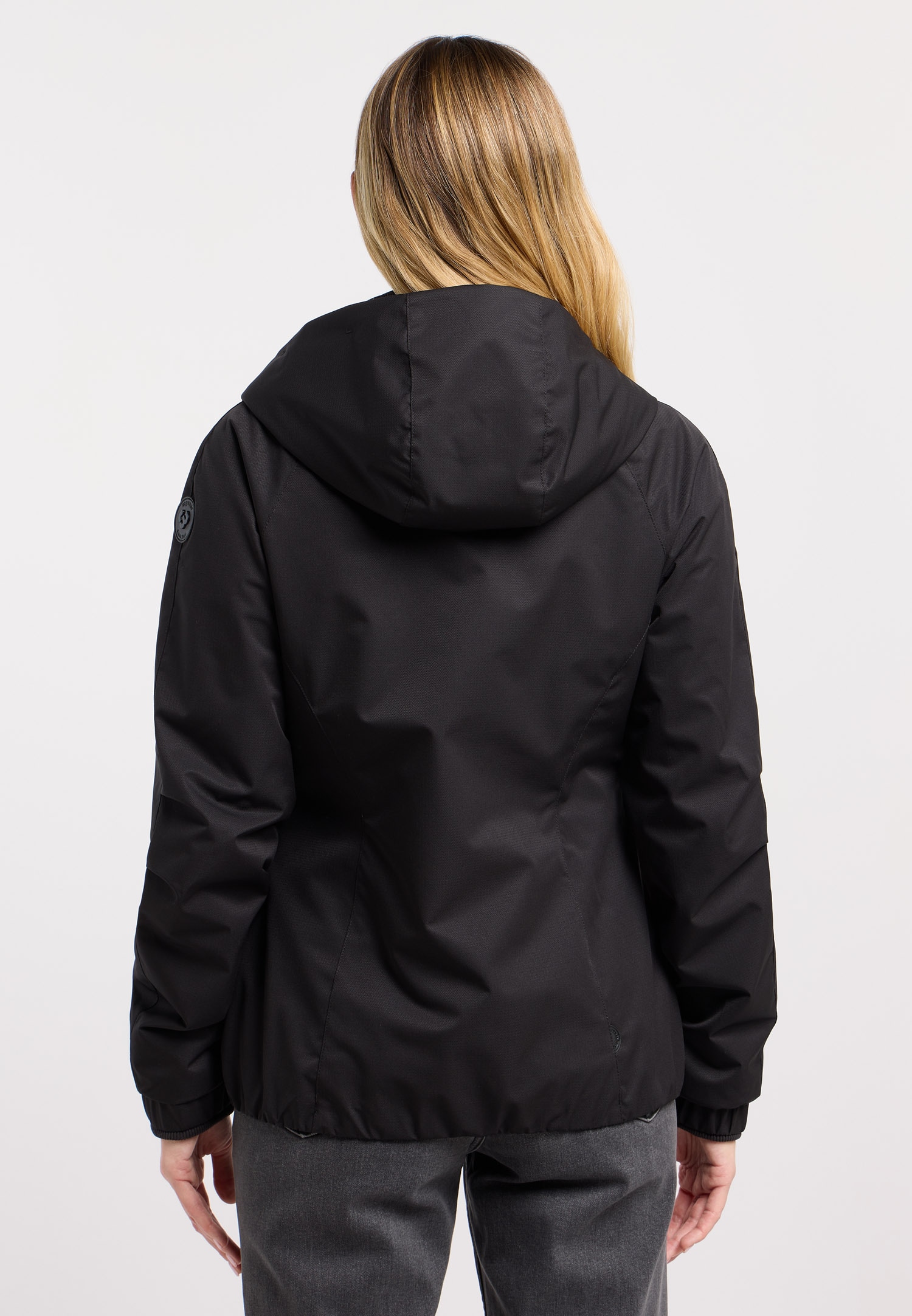 Ragwear Outdoorjacke »DIZZIE« mit Kapuze Wasserabweisend mit Kordelzug am Saum und Reißverschlusstaschen