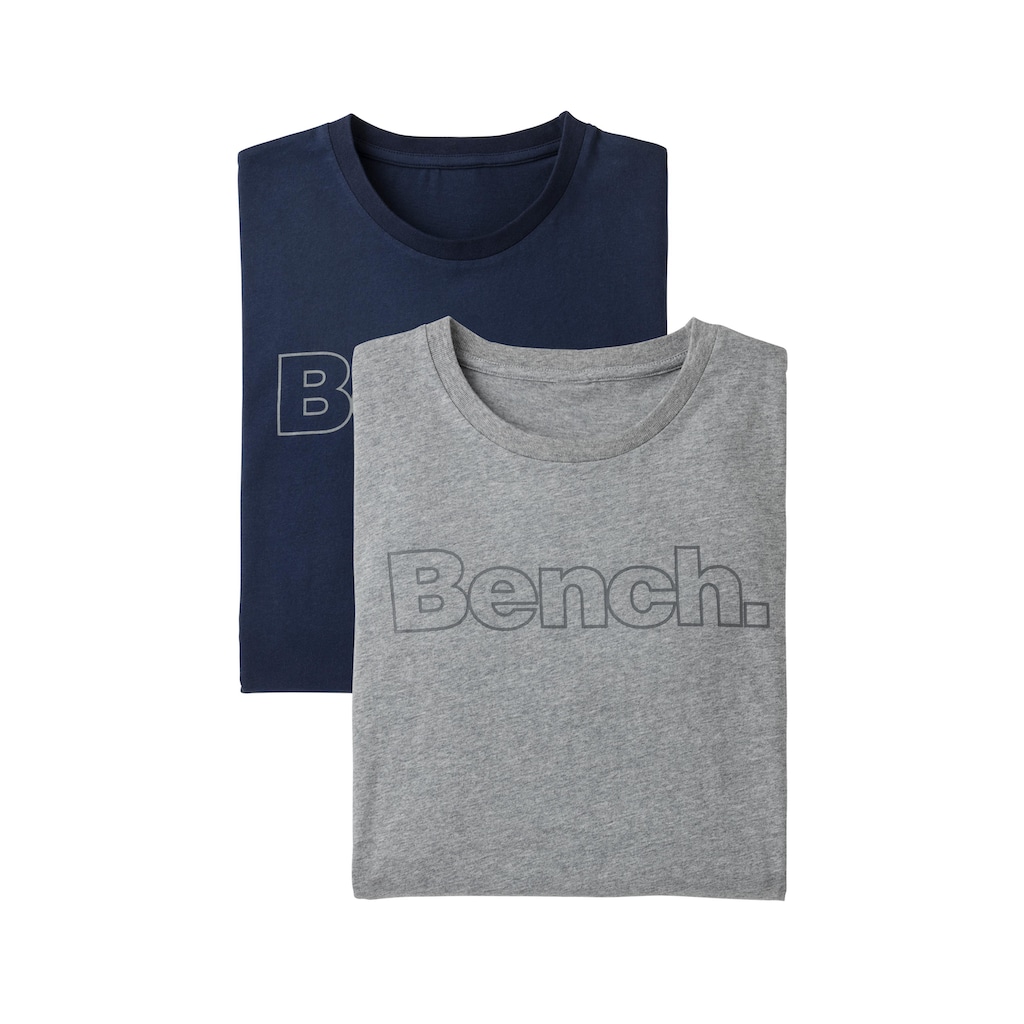 Bench. Loungewear T-Shirt, (2 tlg.)