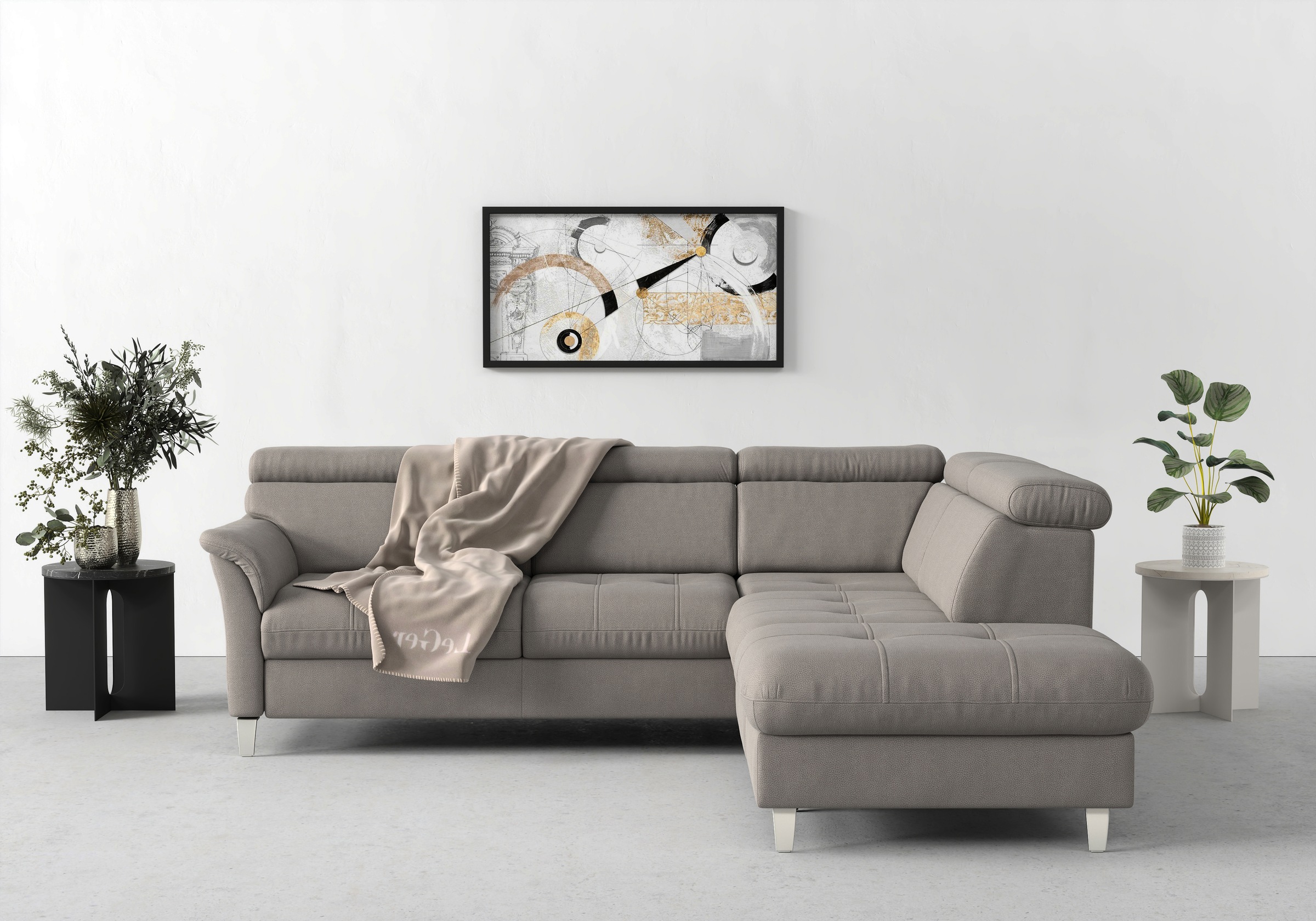 sit&more Ecksofa »Marano L-Form« inklusive Kopfteilverstellung, wahlweise m günstig online kaufen