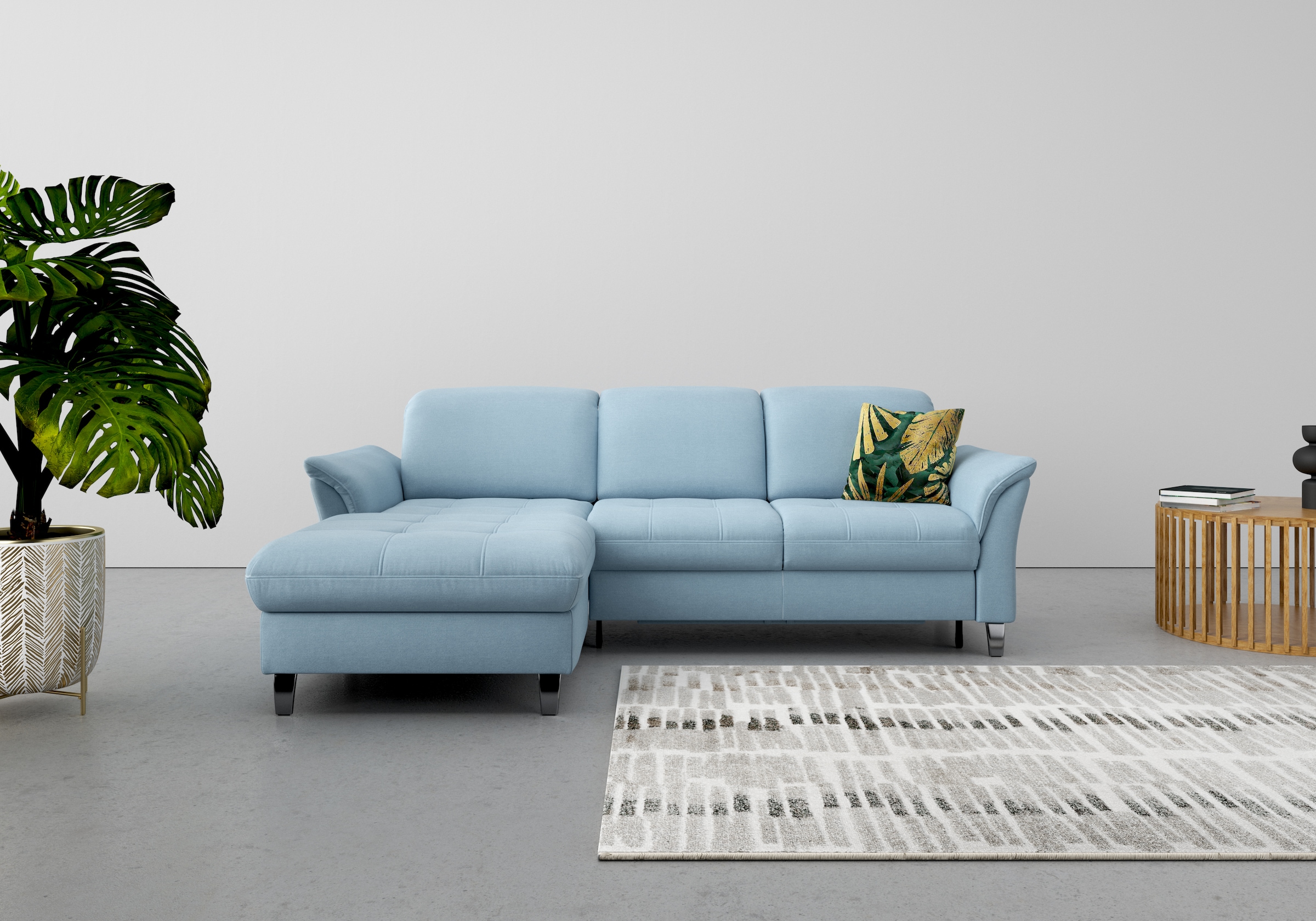 sit&more Ecksofa »Maggiore L-Form«, wahlweise mit Kopfteilverstellung, Bett günstig online kaufen