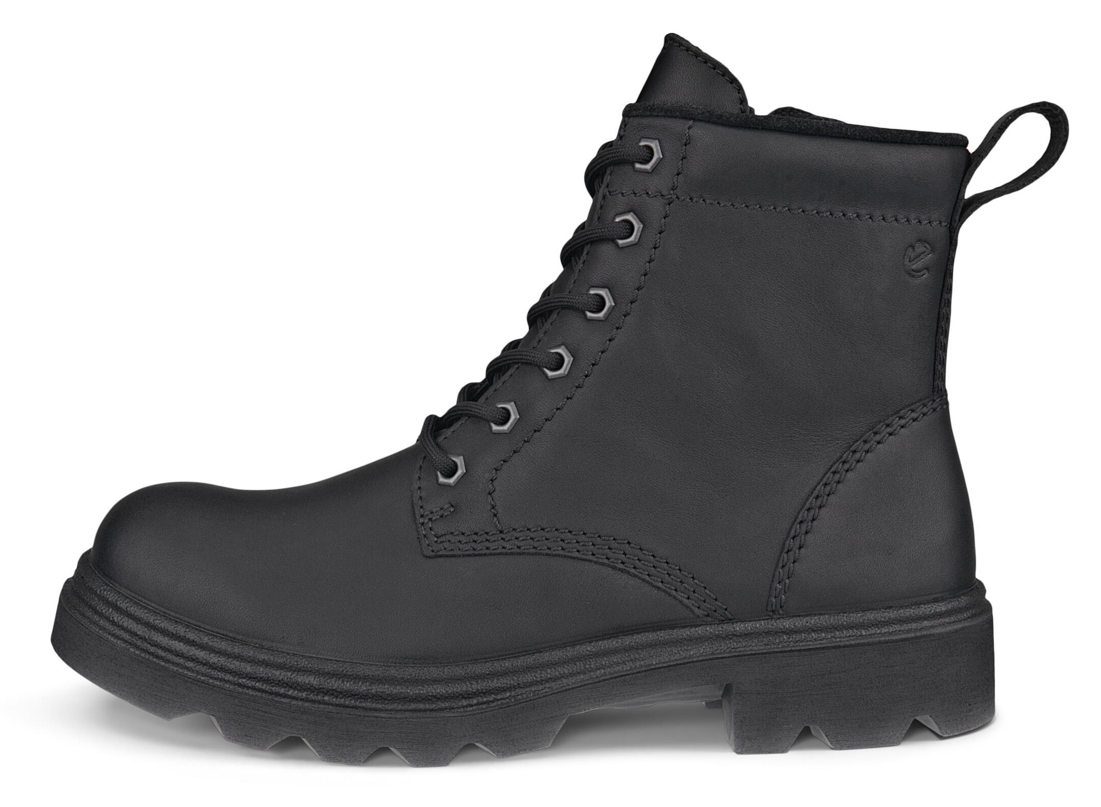 Ecco Schnürboots »GRAINER W«, Stiefelette, Winterboots, Blockabsatz, mit Schurwollfutter