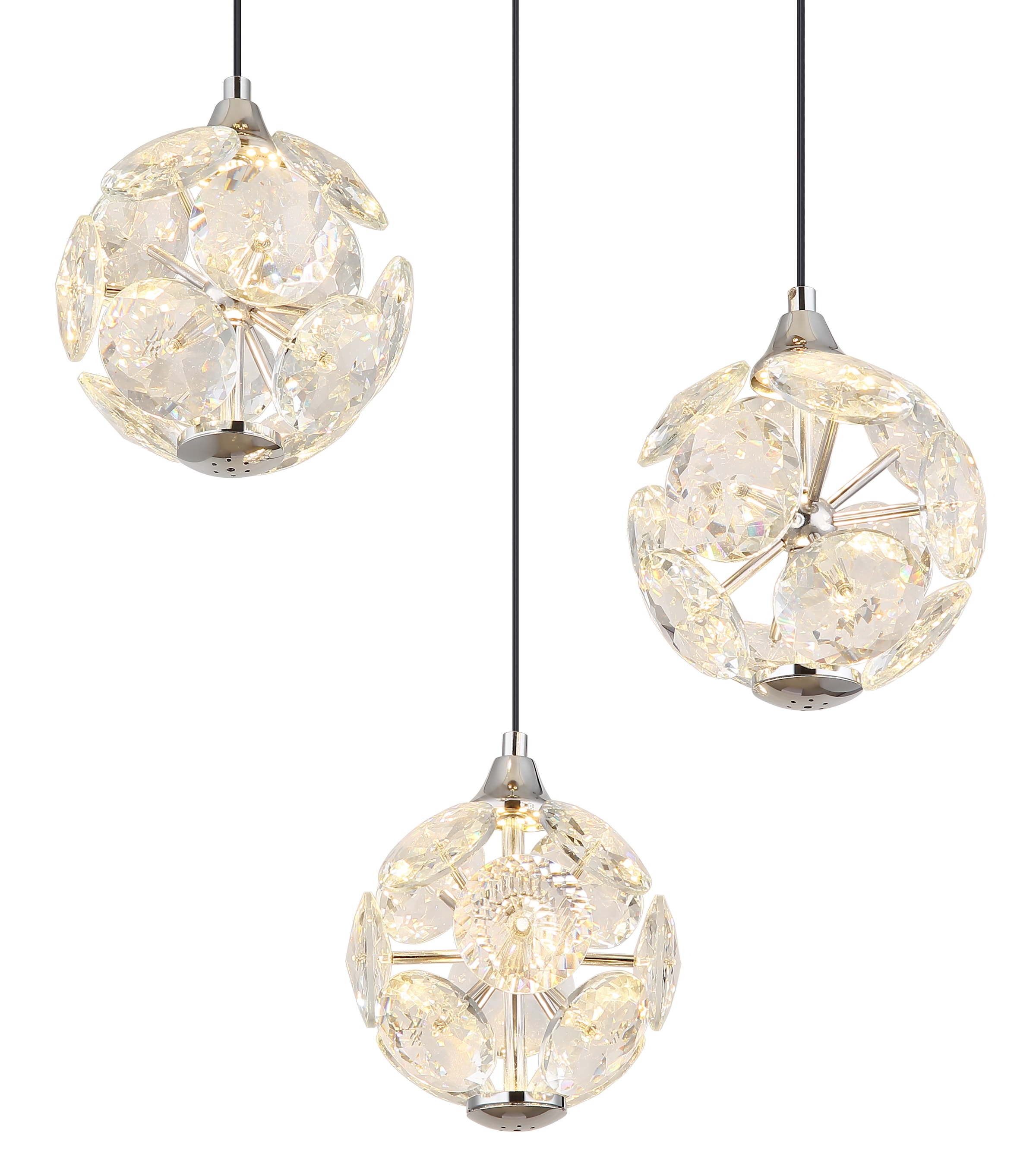 GLOBO LIGHTING Hängeleuchte »VIRINA« LED-Modul 1 Stk. Warmweiß Hängelampe Esszimmer-Leuchte Esstischleuchte Wohnzimmer