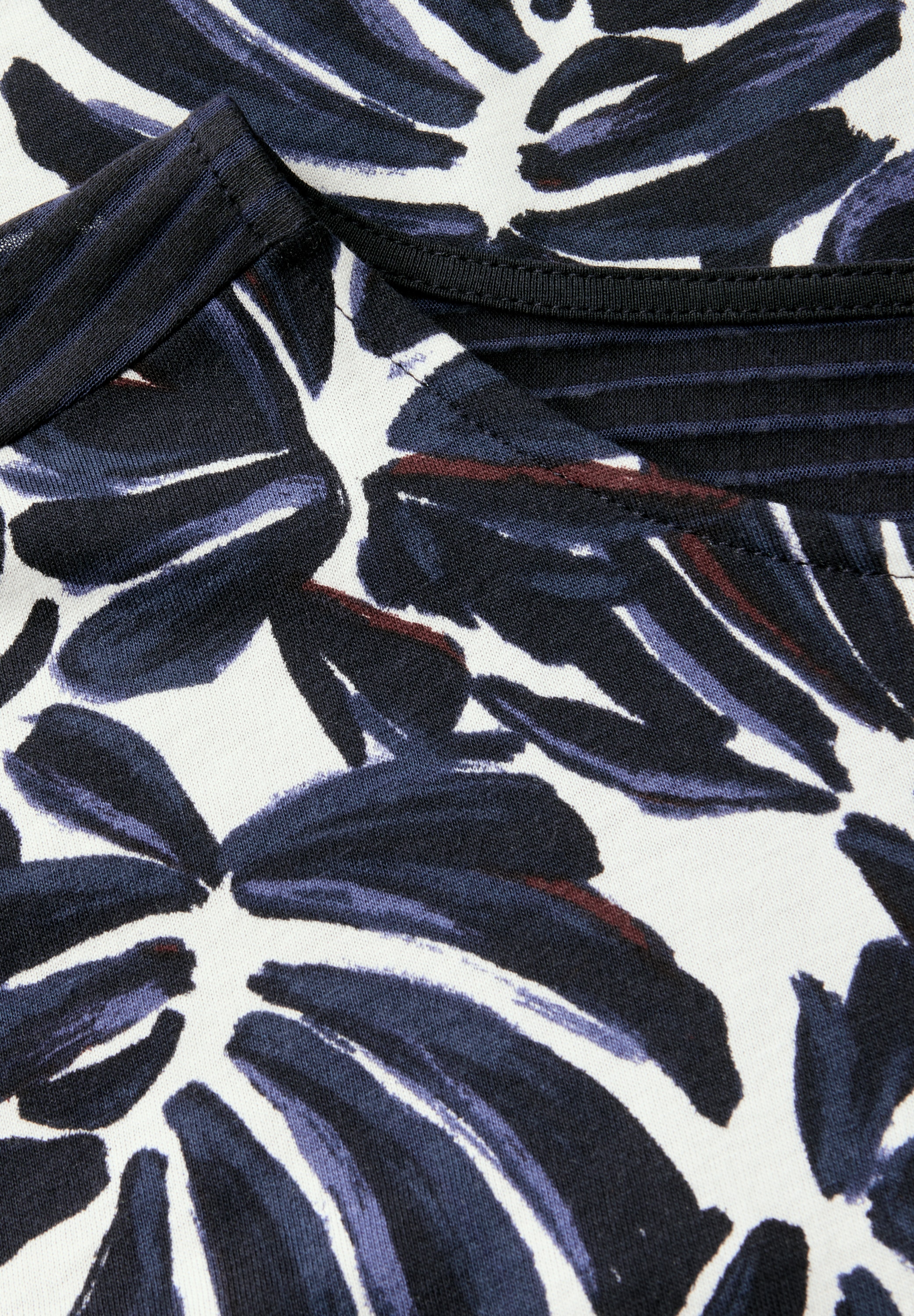 Cecil Print-Shirt, mit Details in Ausbrenner-Optik