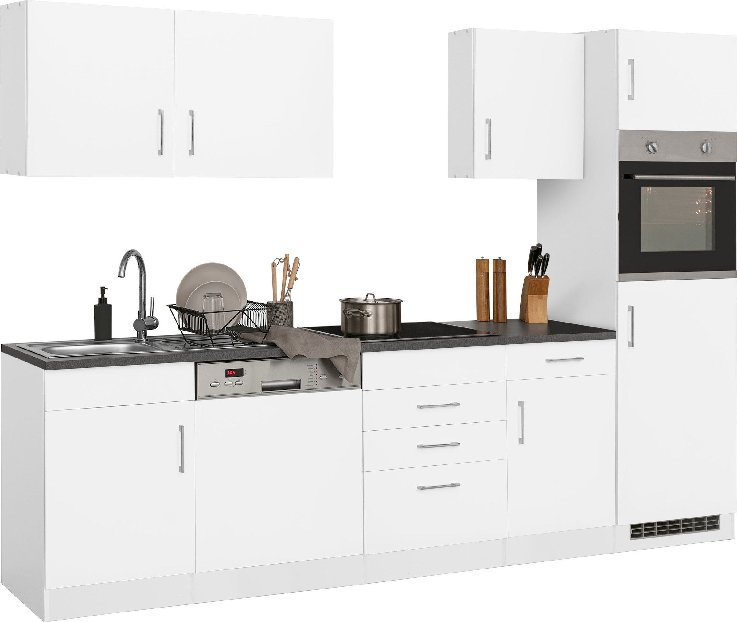 KOCHSTATION Küchenzeile »KS-Paris – Küchen mit einzigartigen Fotomotiven au günstig online kaufen