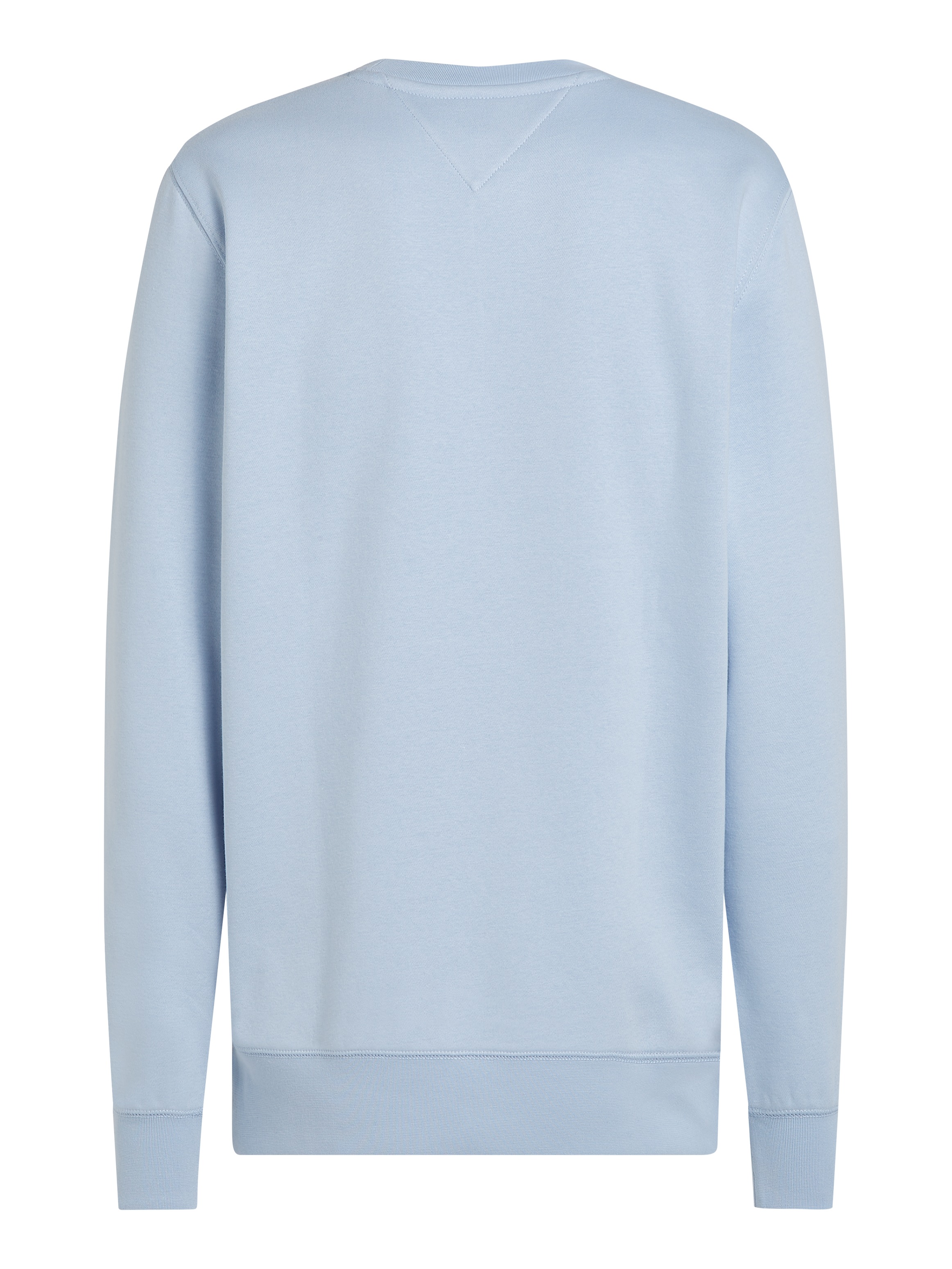 Tommy Hilfiger Sweatshirt »TOMMY LOGO SWEATSHIRT mit Rundhals und Stickerei«, unifarben, casual, regular fit, Baumwollmix, Rundhals