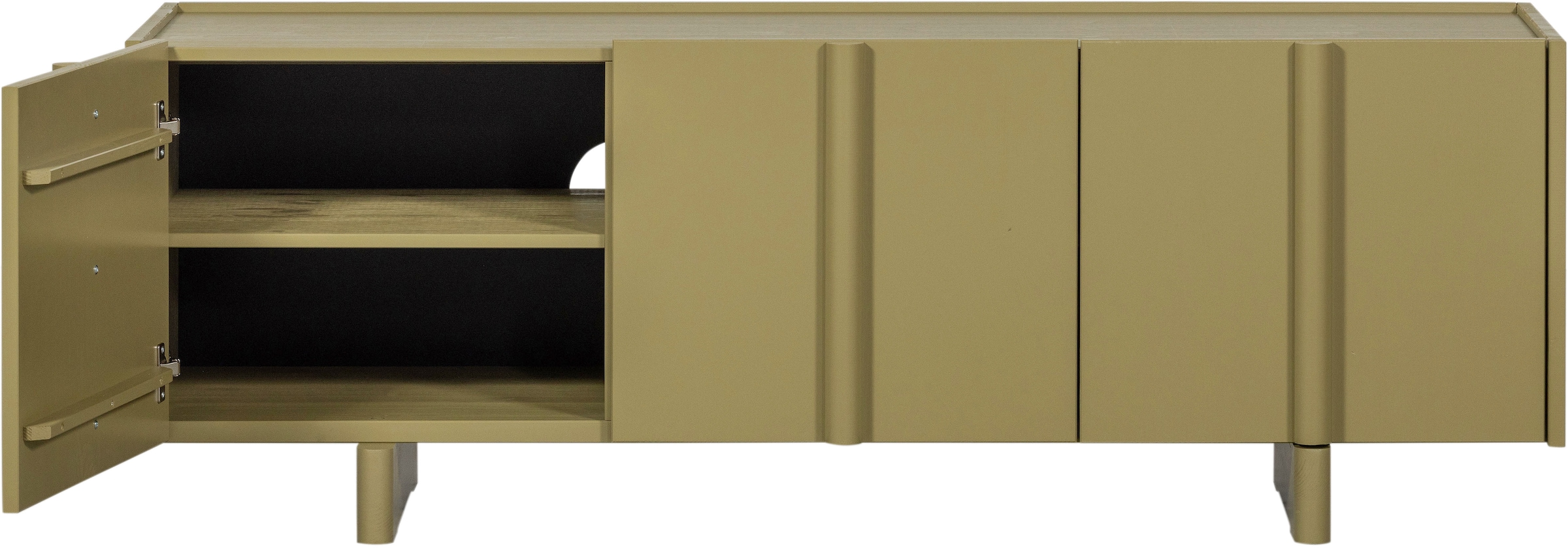 WOOOD Lowboard »WOOOD BASU TV MEUBEL 152 CM« Basu-Kollektion von WOOOD mit skandinavischem Design und FSC®