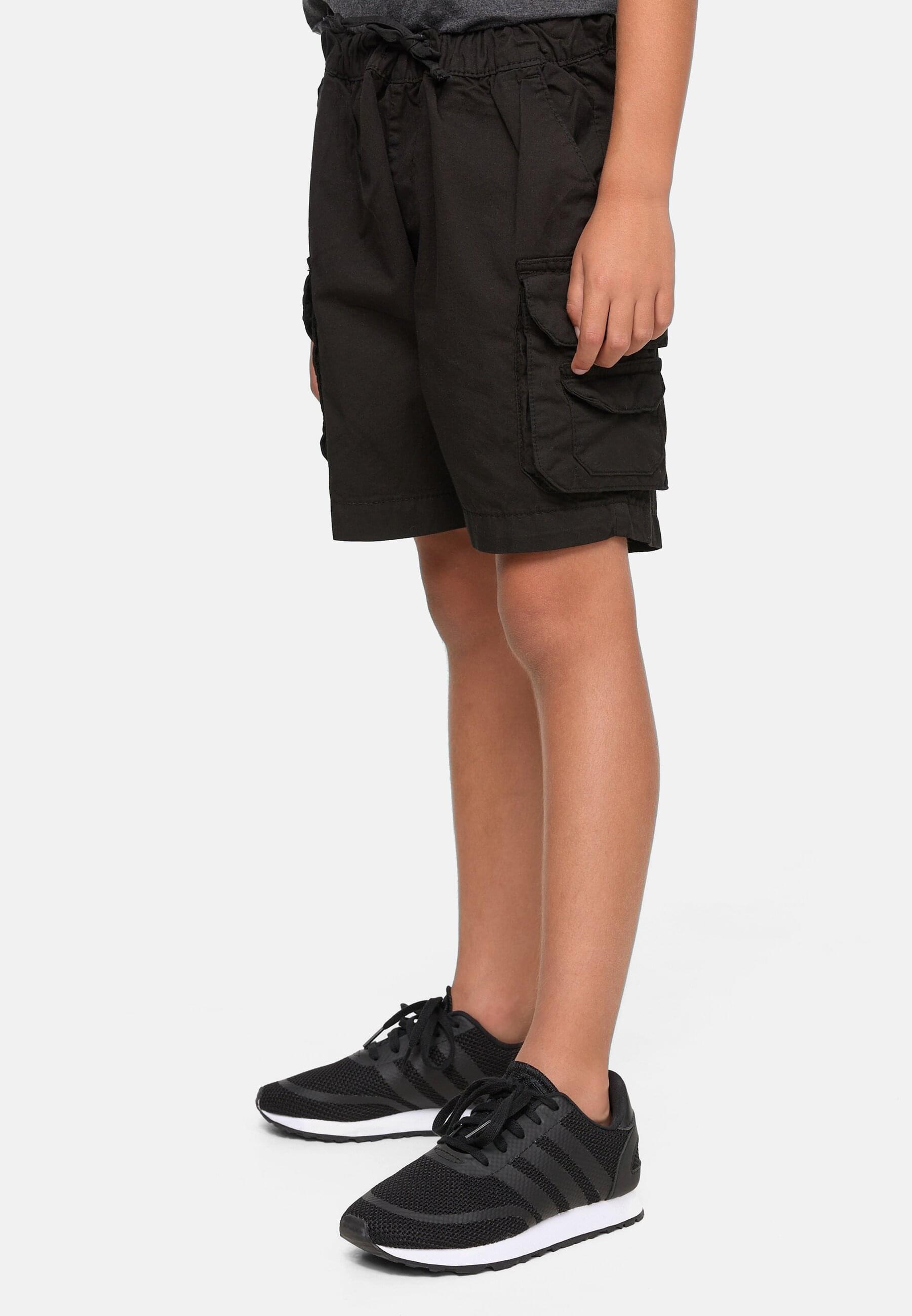 URBAN CLASSICS Cargohose »Urban Classics Herren Boys Double Pocket Cargo Shorts«