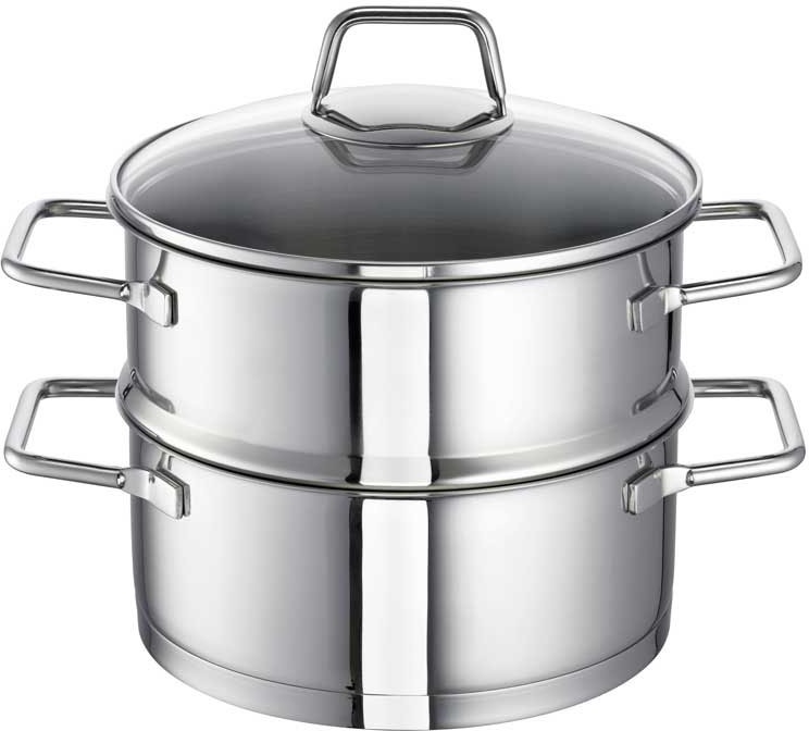 SCHULTE-UFER Dampfgartopf »Wega« Edelstahl 18/10 1 Stk. tlg. Dampfkochtopf, günstig online kaufen