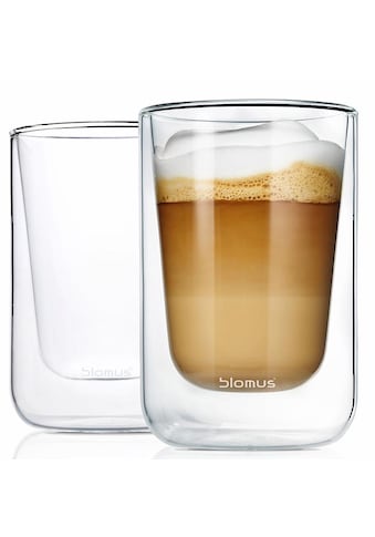 Thermoglas »NERO«, (Set, 2 tlg.), Doppelwandig, Inhalt 250 ml, 2-teilig