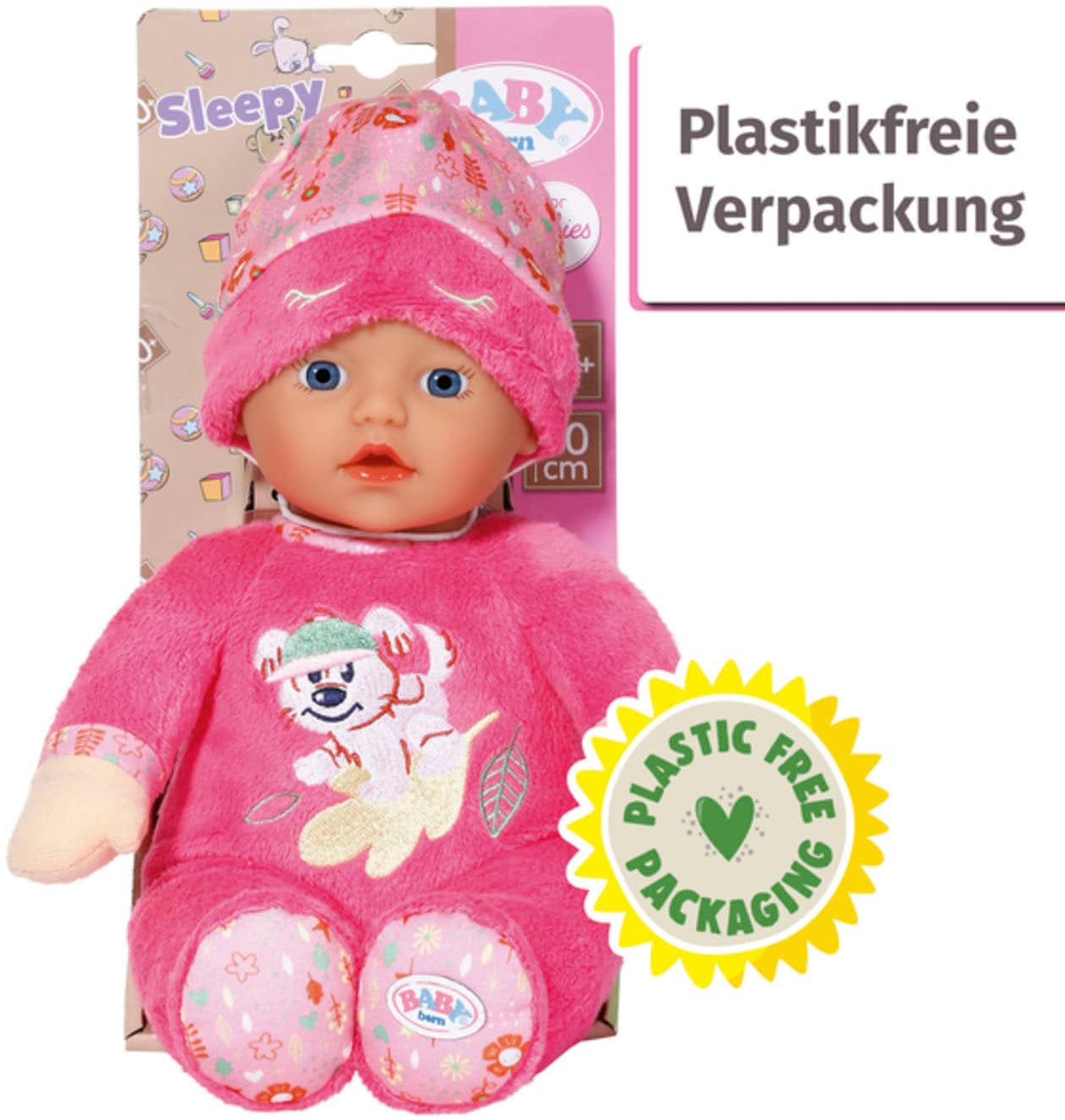 Baby Born Babypuppe »Sleepy for babies, pink, 30 cm«, mit Rassel im Inneren