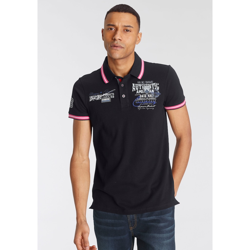 Bruno Banani Poloshirt, mit Rückenprint