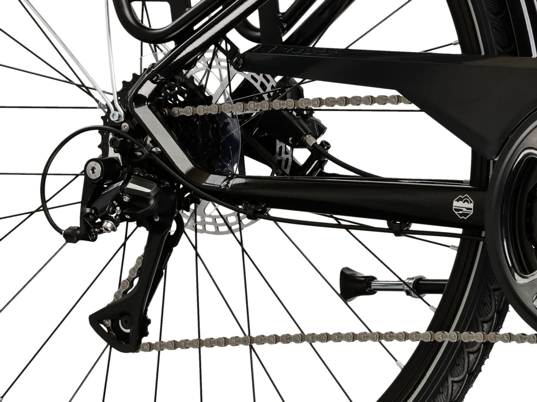 Kross Trekkingrad »Trans 4.0 schwarz« 24 Gang Shimano ACERA M3020 Schaltwerk Kettenschaltung