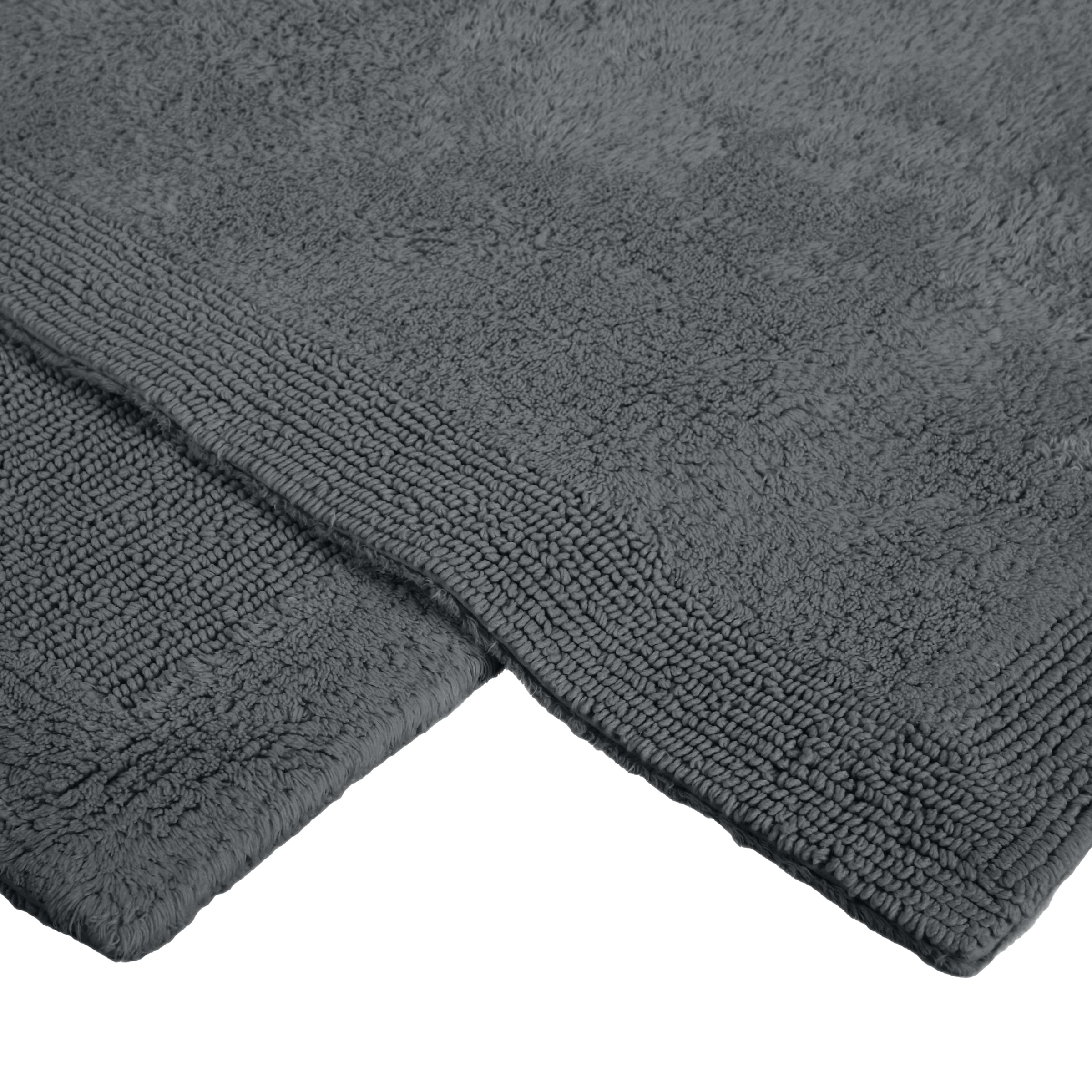 OTTO home Badematte »Kapra, Badvorleger, Badezimmer Teppich« Höhe 14 mm beidseitig nutzbar | fußbodenheizungsgeeignet | strapazierfähig mit Bordüre, Badteppich, Badematte, Baumwolle