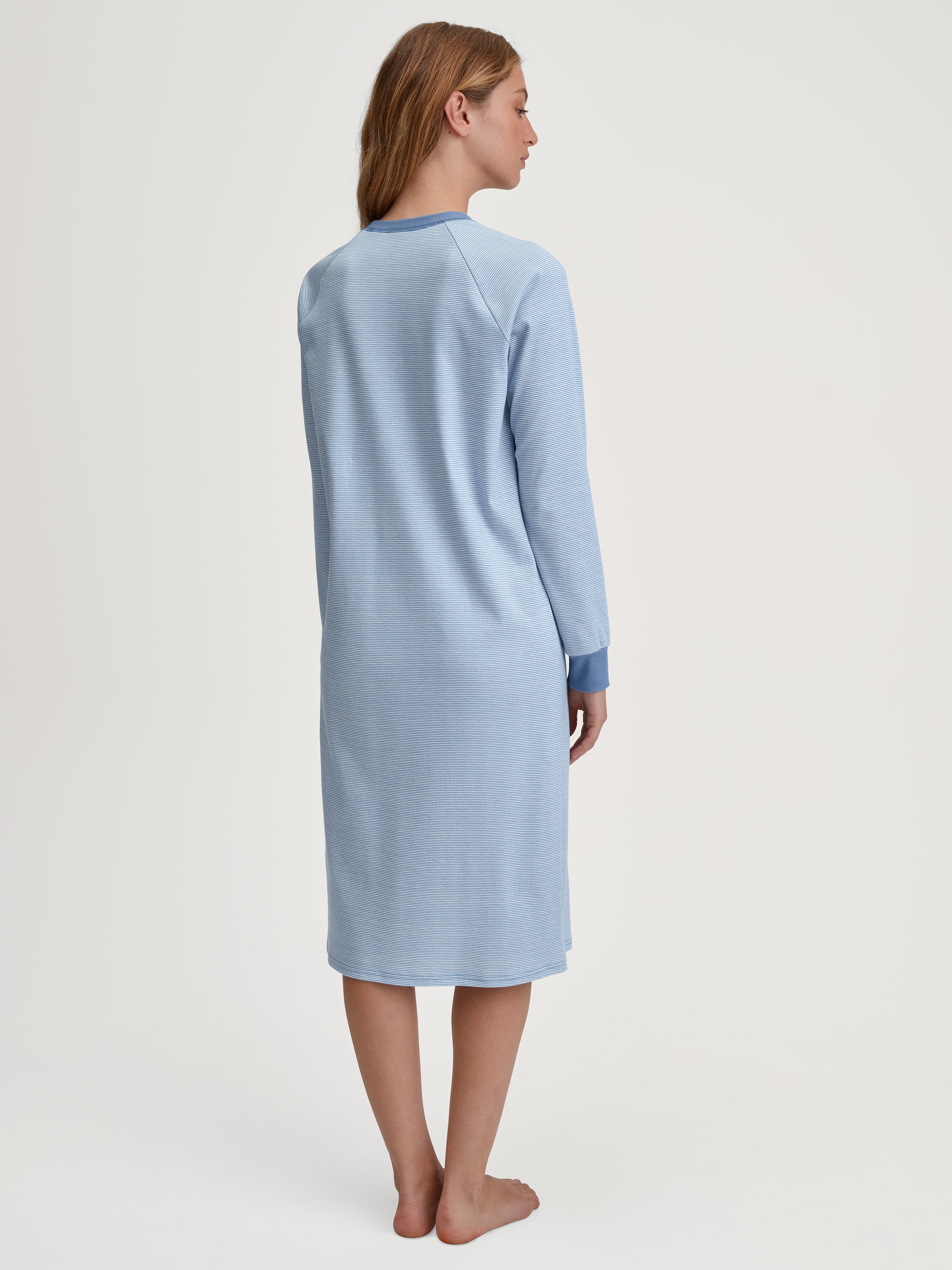 CALIDA Nachthemd »Midnight Love«, Langarm, wärmend, Cotton, Interlock-Qualität