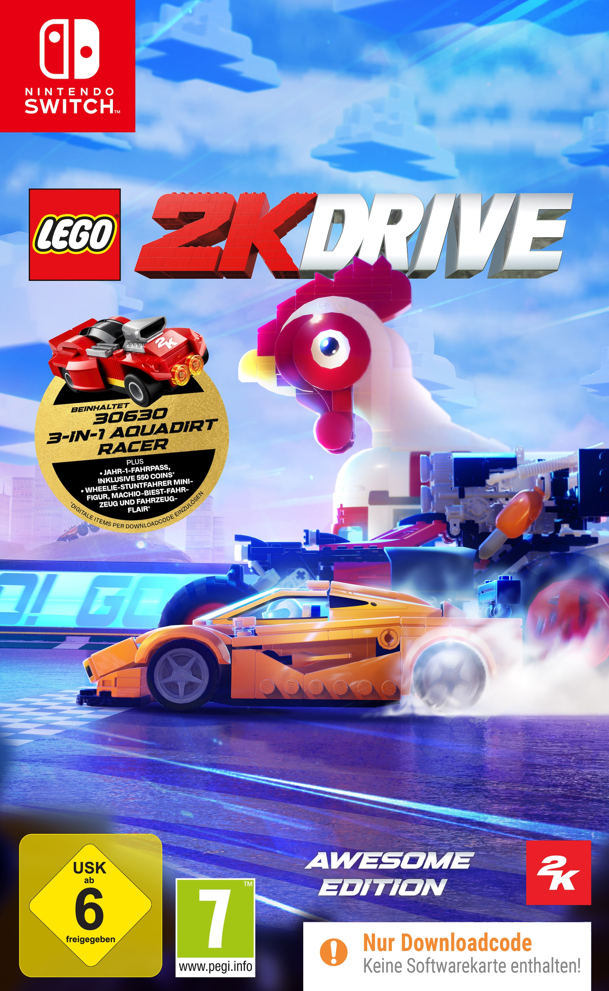 Take 2 Spielesoftware »Lego 2K Drive AWESOME - Code in the Box«, Nintendo S günstig online kaufen