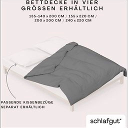 Schlafgut Bettbezug »Knitted Jersey uni, aus Bio-Baumwolle mit Elasthan, Reißverschluss«, (1 St.), bügelfrei, Mix & Match Bettwäsche: passender Kissenbezug erhältlich