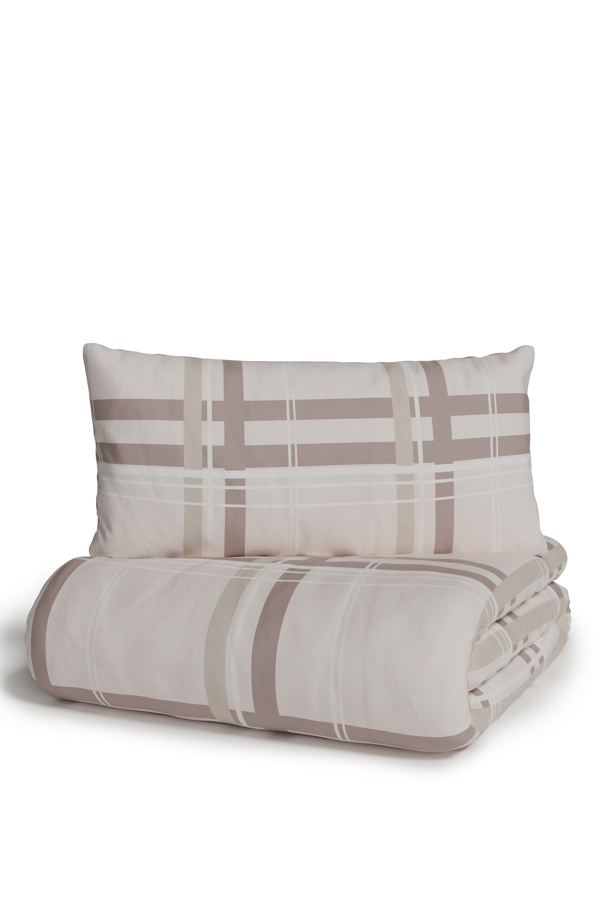 H.I.S Wendebettwäsche »Talin« 2 Stk. tlg. in Gr. 135x200 oder 155x220 cm, 100% Baumwolle, Karo-Design