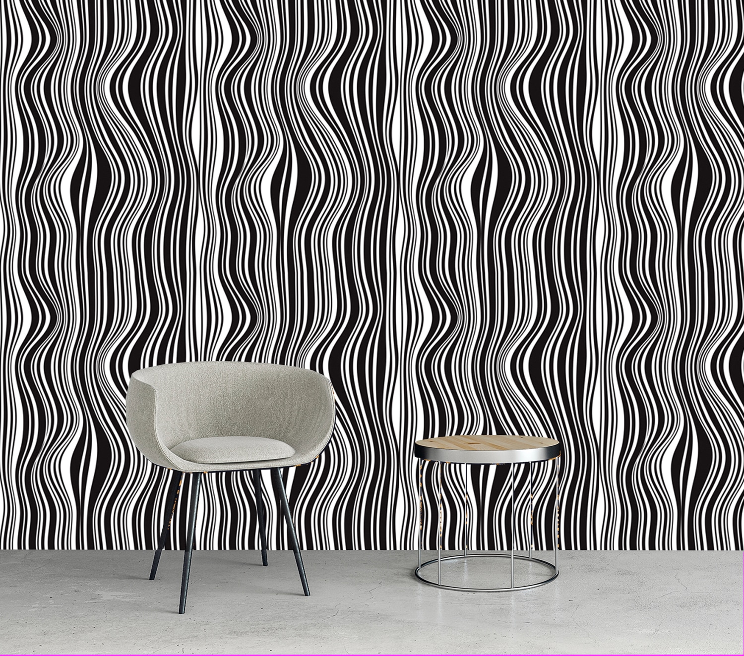 queence Vinyltapete »Dave« Farbverlauf | abstrakt | bedruckt | gemustert glatt 90x250cm, selbstklebend, kinderleichte Anbringung, , Sticker