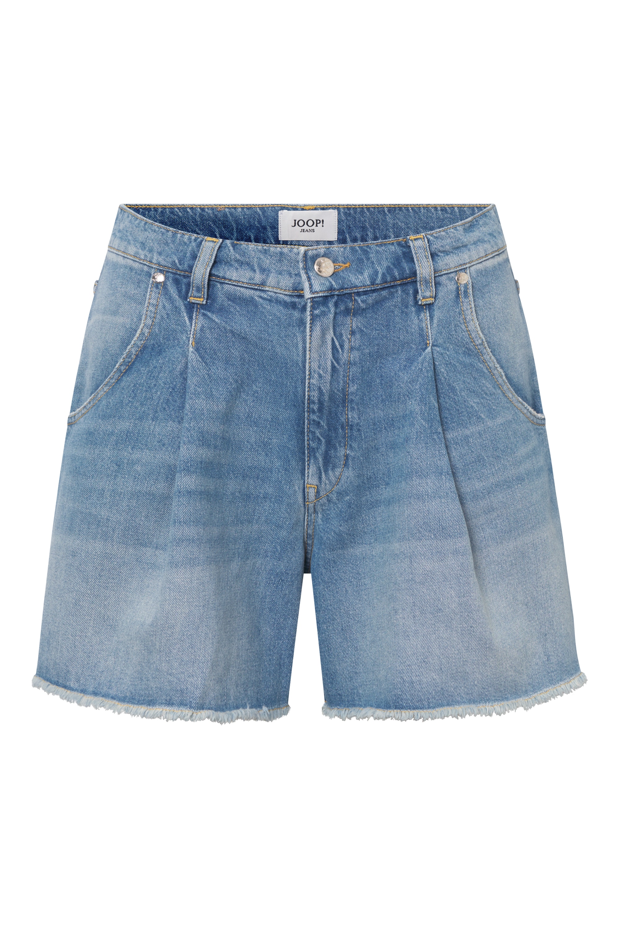 Joop Jeans Jeansshorts »Esther«, mit Fransensaum