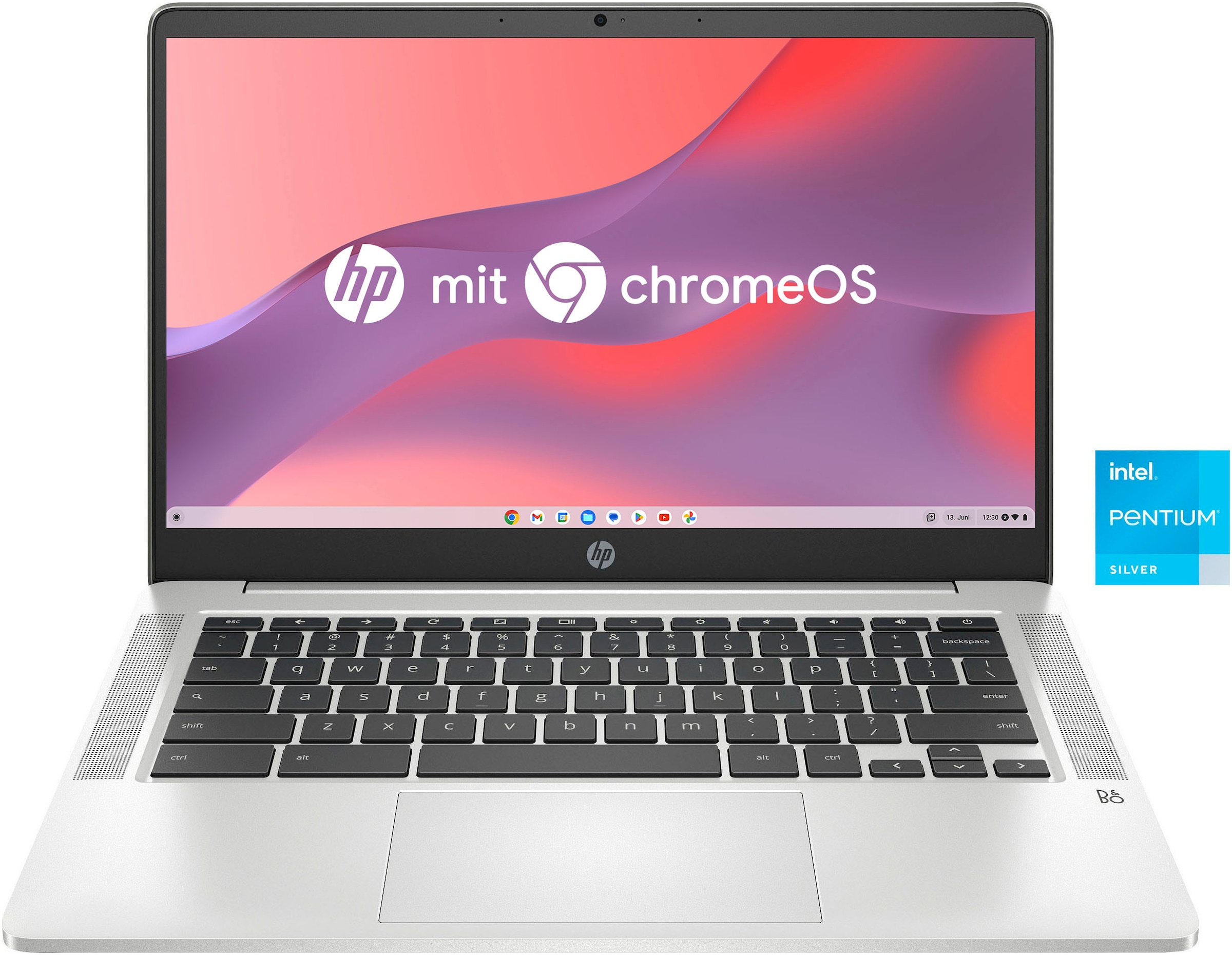 HP Chromebook »14a-na0245ng«, 35,6 cm, / 14 Zoll, Intel, Pentium Silber, UHD Graphics, 128 GB SSD, ChromeOS