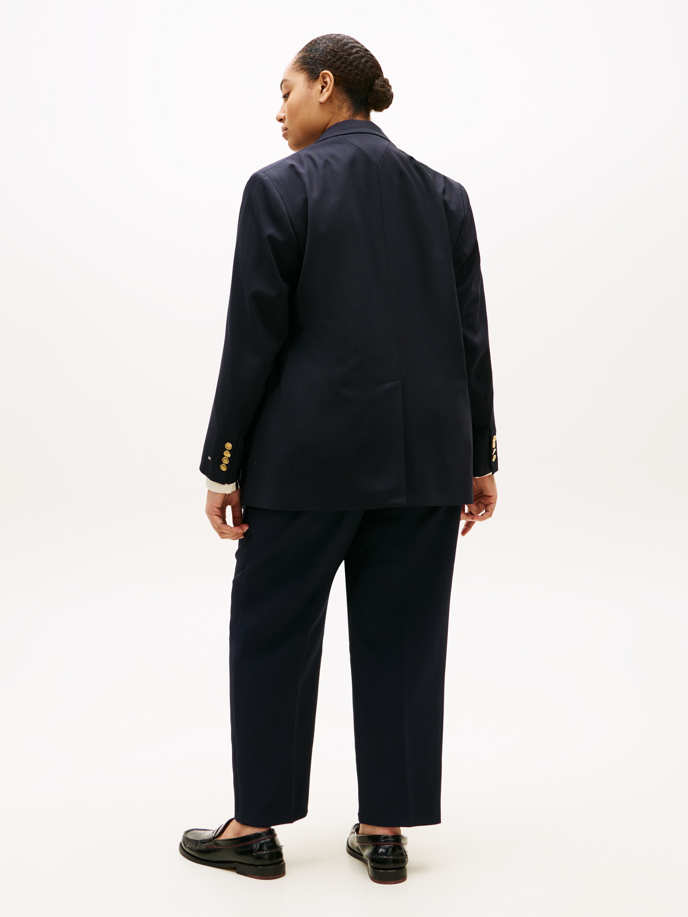 Tommy Hilfiger Curve Jackenblazer »CRV TIMELESS WOOL DB BLAZER« in großen Größen, mit Wolle