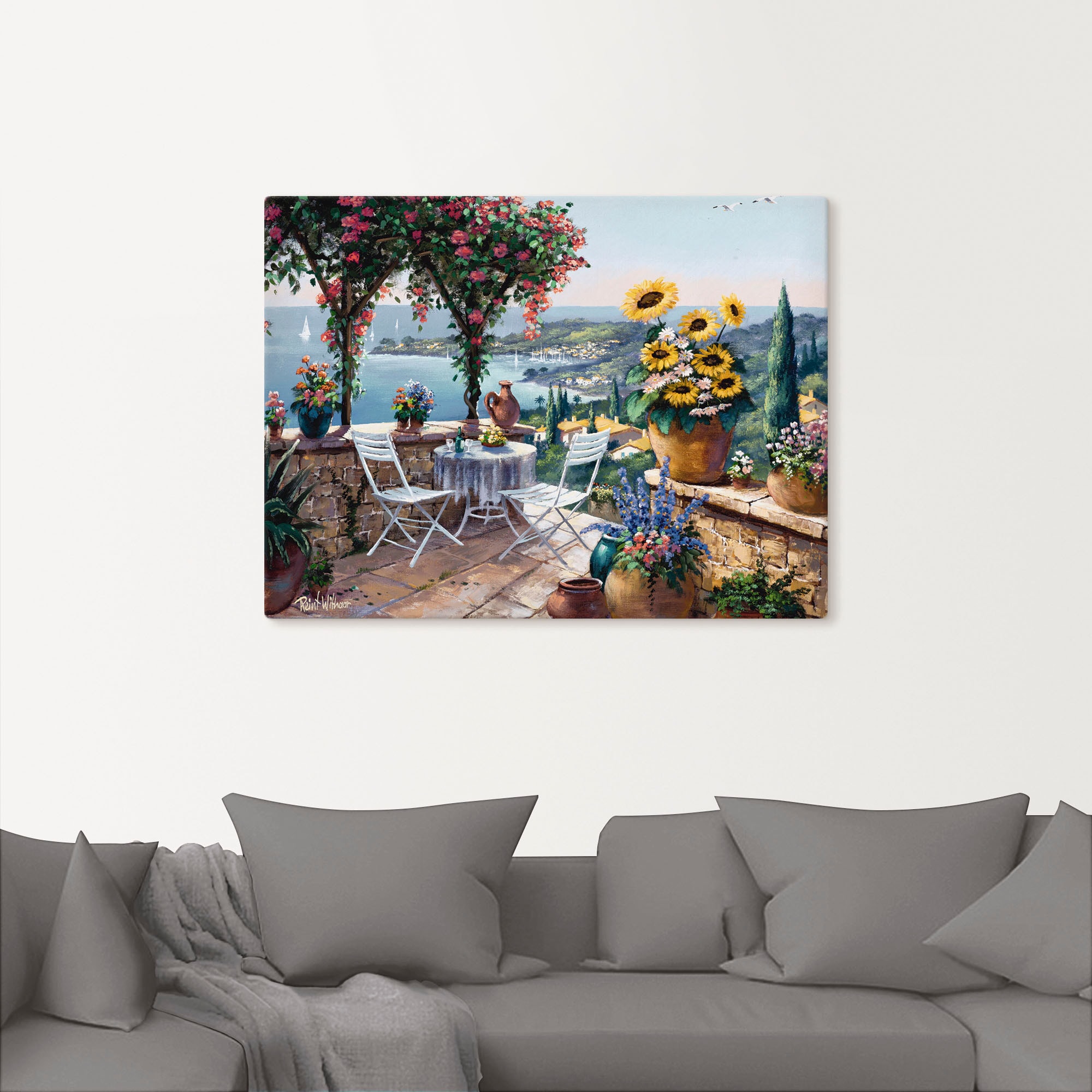 Artland Wandbild »Momente der Meditation«, Garten, (1 St.), als Leinwandbild, Poster, Wandaufkleber in verschied. Größen