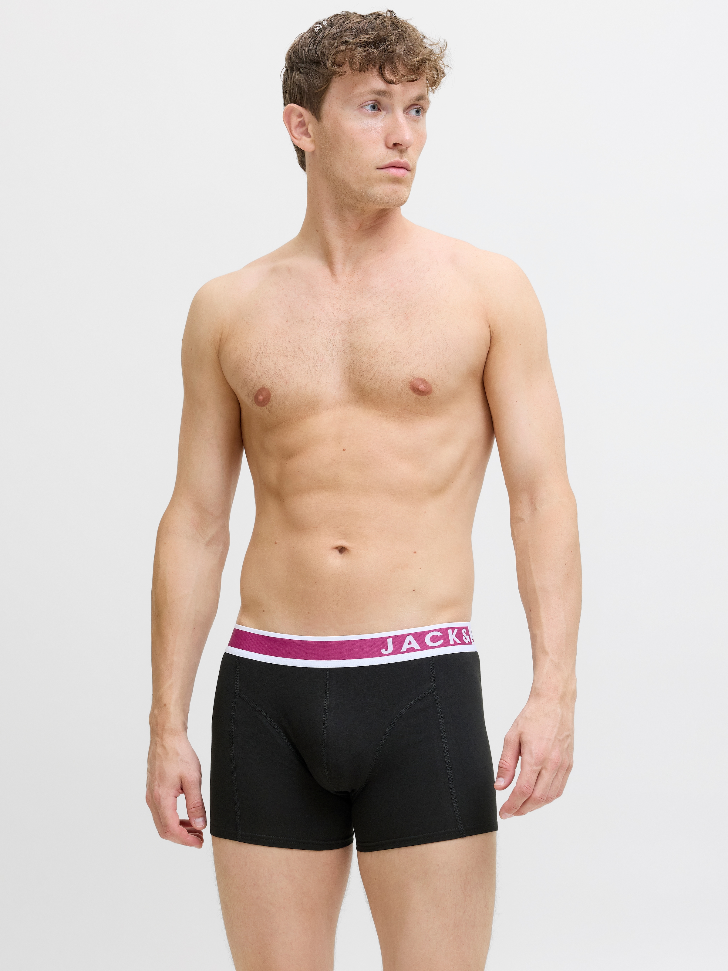 Jack & Jones Trunk »JACEASTON SOLID TRUNKS 3 PACK SN«, (Packung, 3 St.)