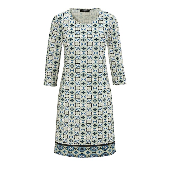 Aniston SELECTED Jerseykleid, mit geometrischem Muster und aufgedruckter  Bordüre - NEUE KOLLEKTION online kaufen