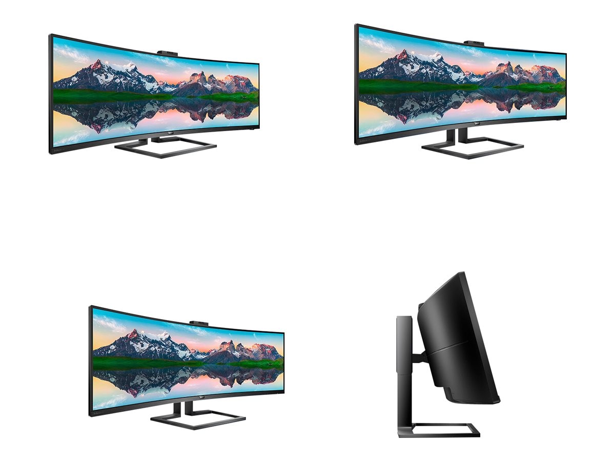 Philips Curved-LED-Monitor »499P9H«, 124 cm/49 Zoll, 5120 x 1440 px, DQHD, 5 ms Reaktionszeit, 60 Hz, Höhe, Neigung, Drehung