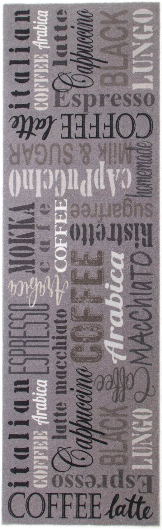 Primaflor-Ideen in Textil Küchenläufer »COFFEE«, rechteckig, mit Schriftzug, Größe 50x150 cm, rutschhemmend, waschbar, Küche