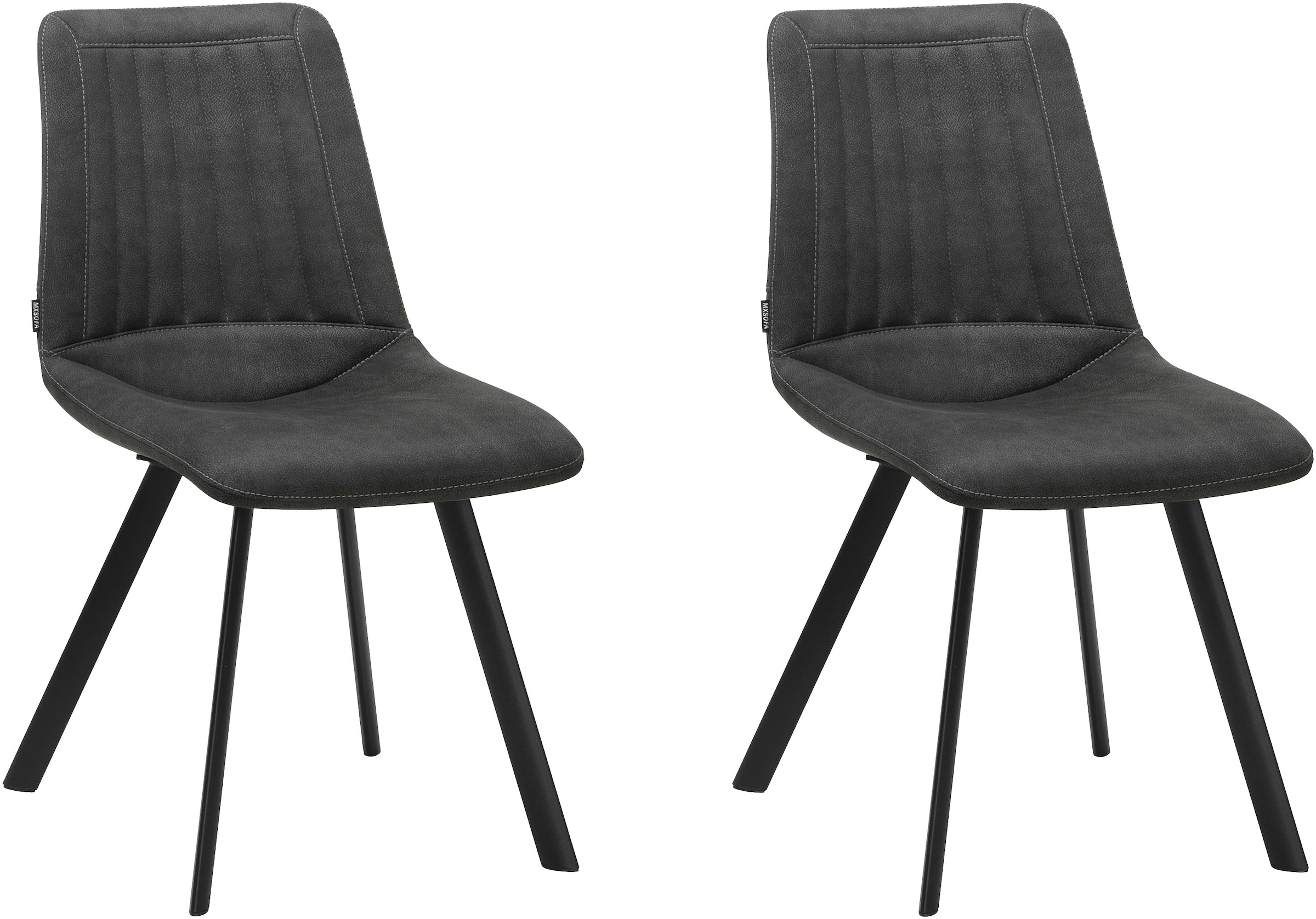 OMG Design Esszimmerstuhl »Pluto« (Set) 2 Stk.pflegeleichte Microfaser, Led günstig online kaufen