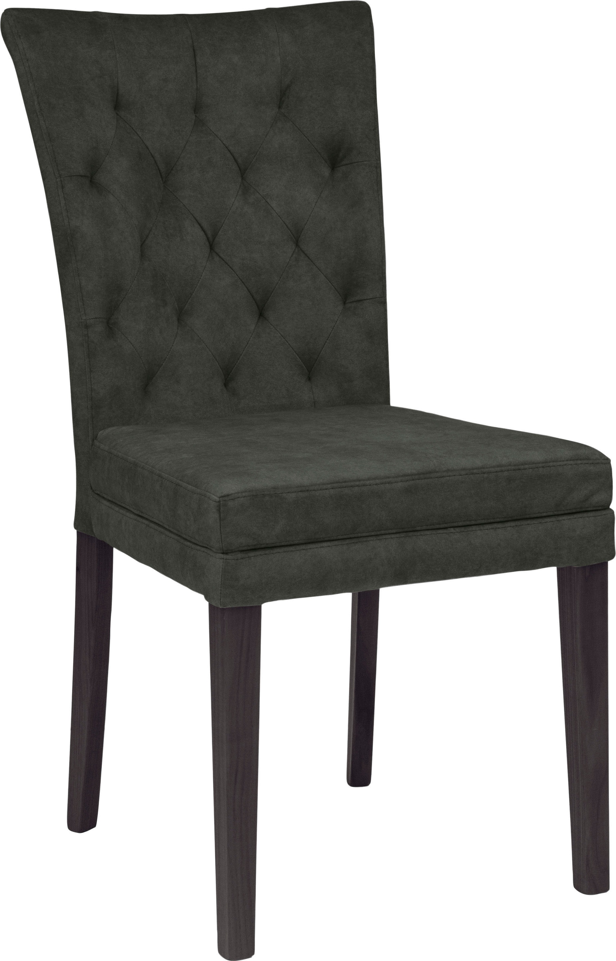 Home affaire 4-Fußstuhl »Colorado« (Set) 2 Stk.Beine aus Buche, wengefarben günstig online kaufen