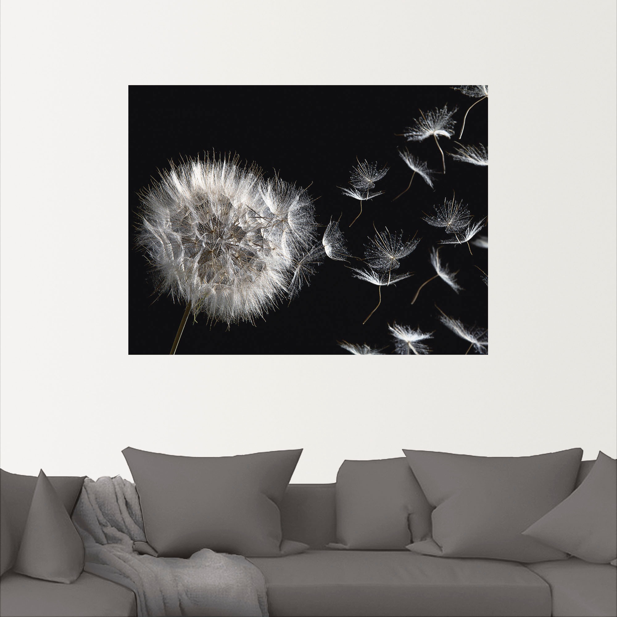 Artland Wandbild »Pusteblume«, Blumenbilder, (1 St.), als Alubild, Outdoorbild, Leinwandbild, Poster, Wandaufkleber