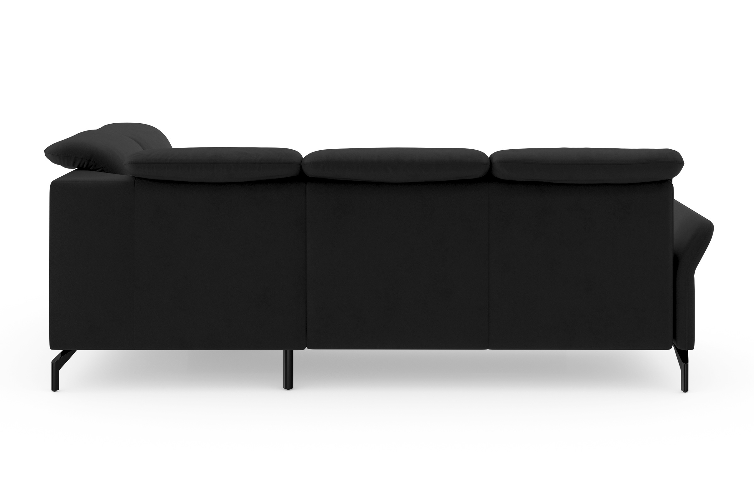 sit&more Ecksofa »Fashion L-Form« wahlweise mit Kopfteilverstellung und Vorziehsitz, motorisch