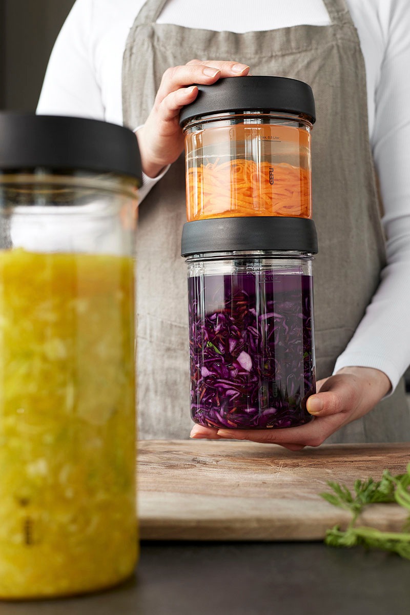 GEFU Fermentationsglas »NATIVO« Innovatives Ferment Vent System für optimalen Gärprozess.