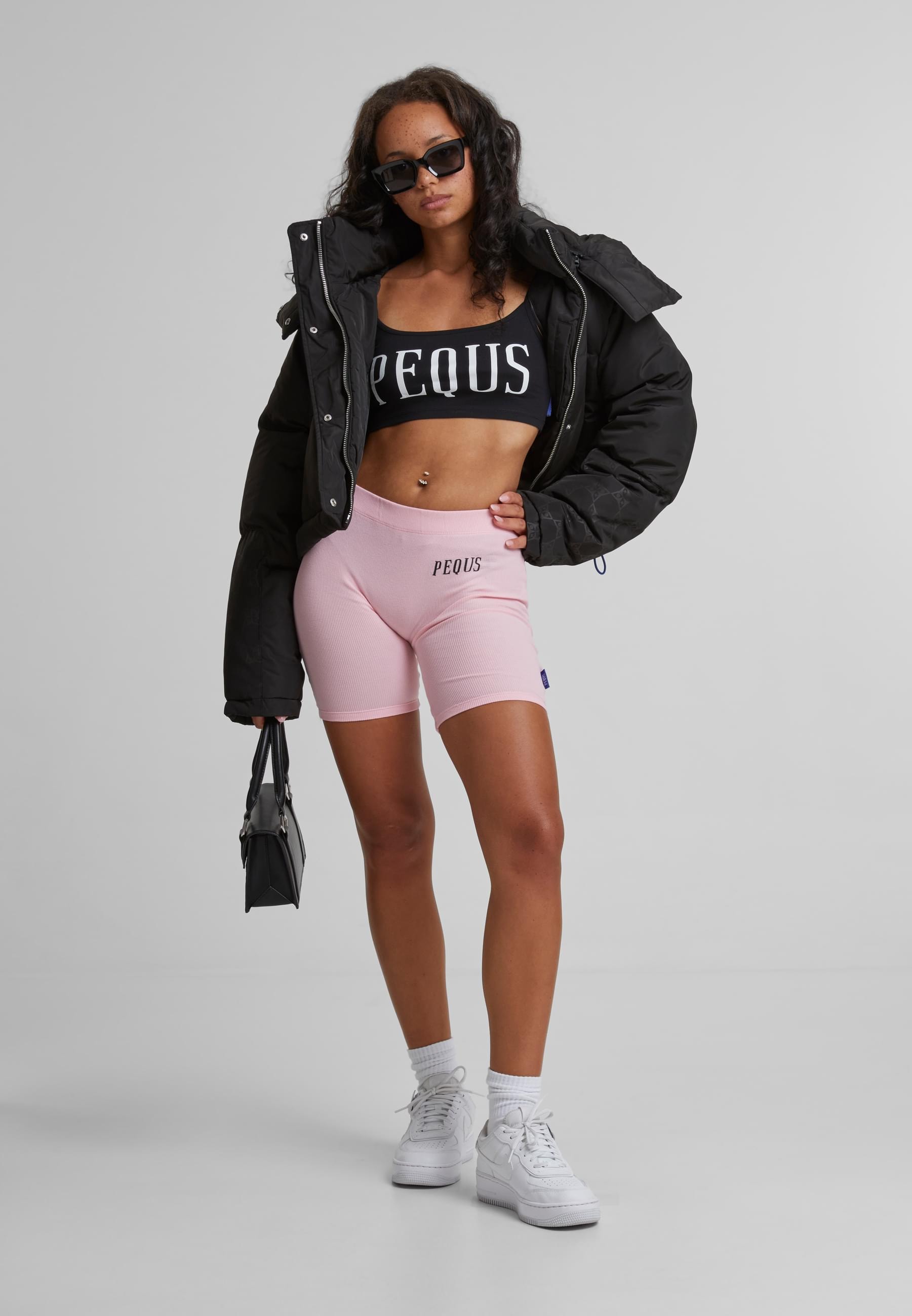 PEQUS Radlerhose »PEQUS PEQUS Logo Biker Shorts rosa«