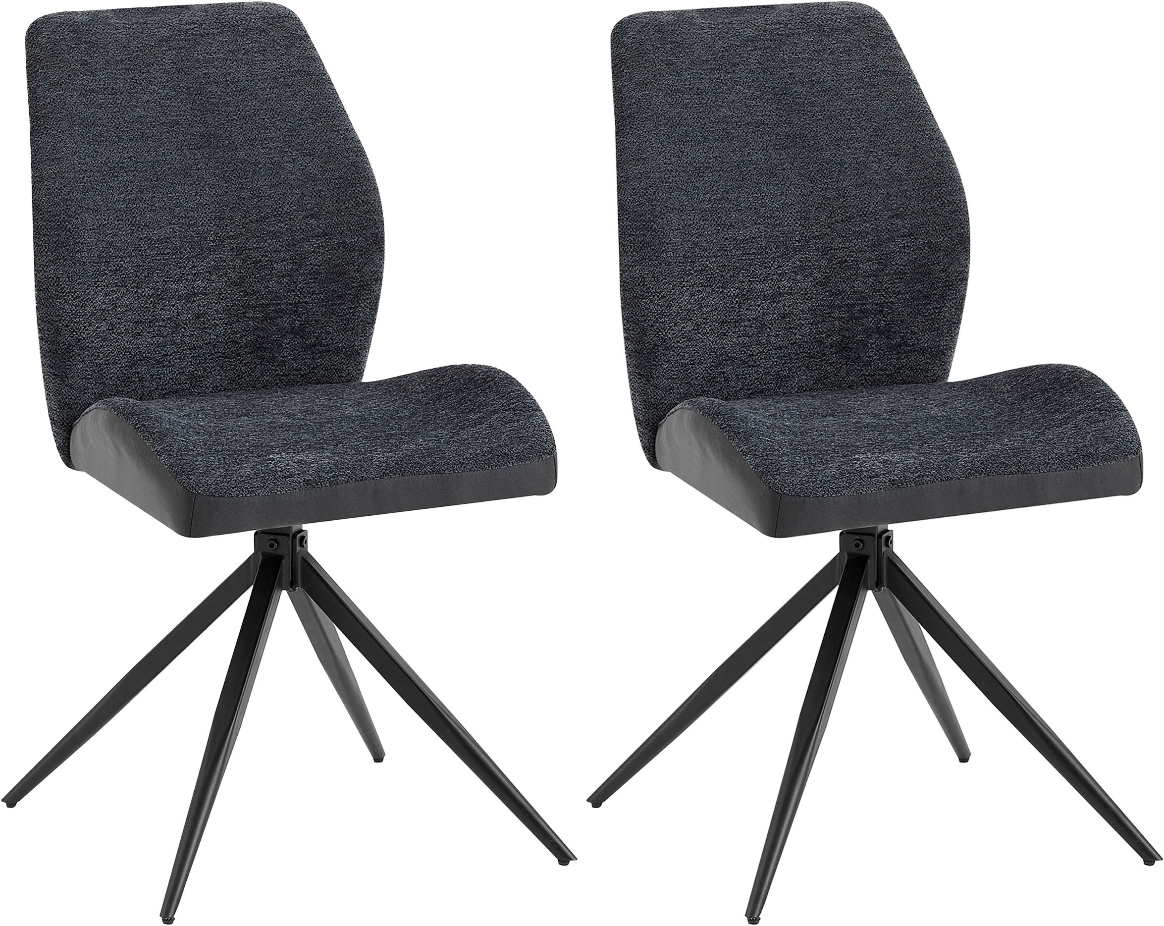 byLIVING Esszimmerstuhl »Snap 2er-Set«, (Set), 2 St., Boucle-Microfaser VIN günstig online kaufen