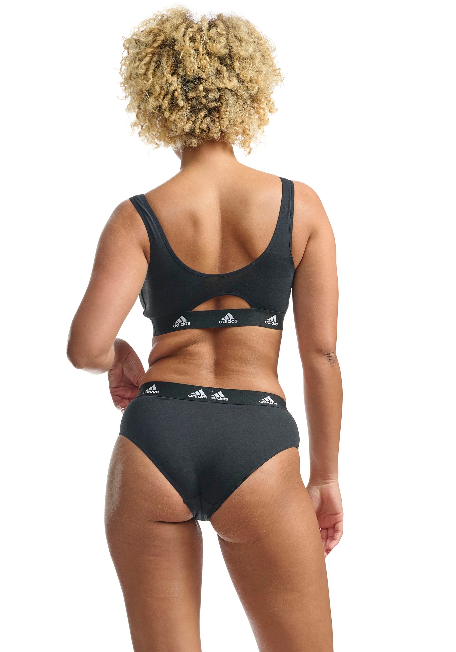 adidas Sportswear Bikinislip »Sport Active Comfort Cotton«, (3er Pack), mit Real Cool Cotton-Technologie