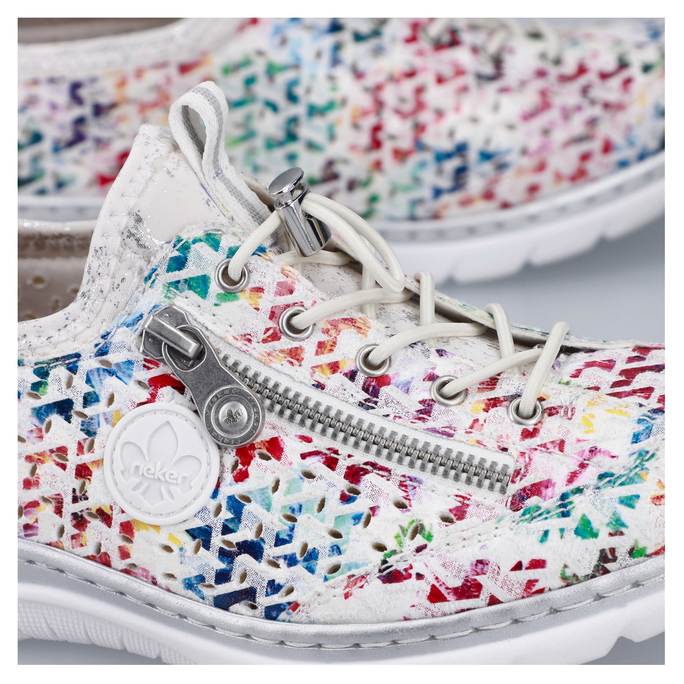 Rieker Slip-On Sneaker, Schlupfschuh, Freizeitsneaker, Halbschuh mit MemoSoft-Ausstattung
