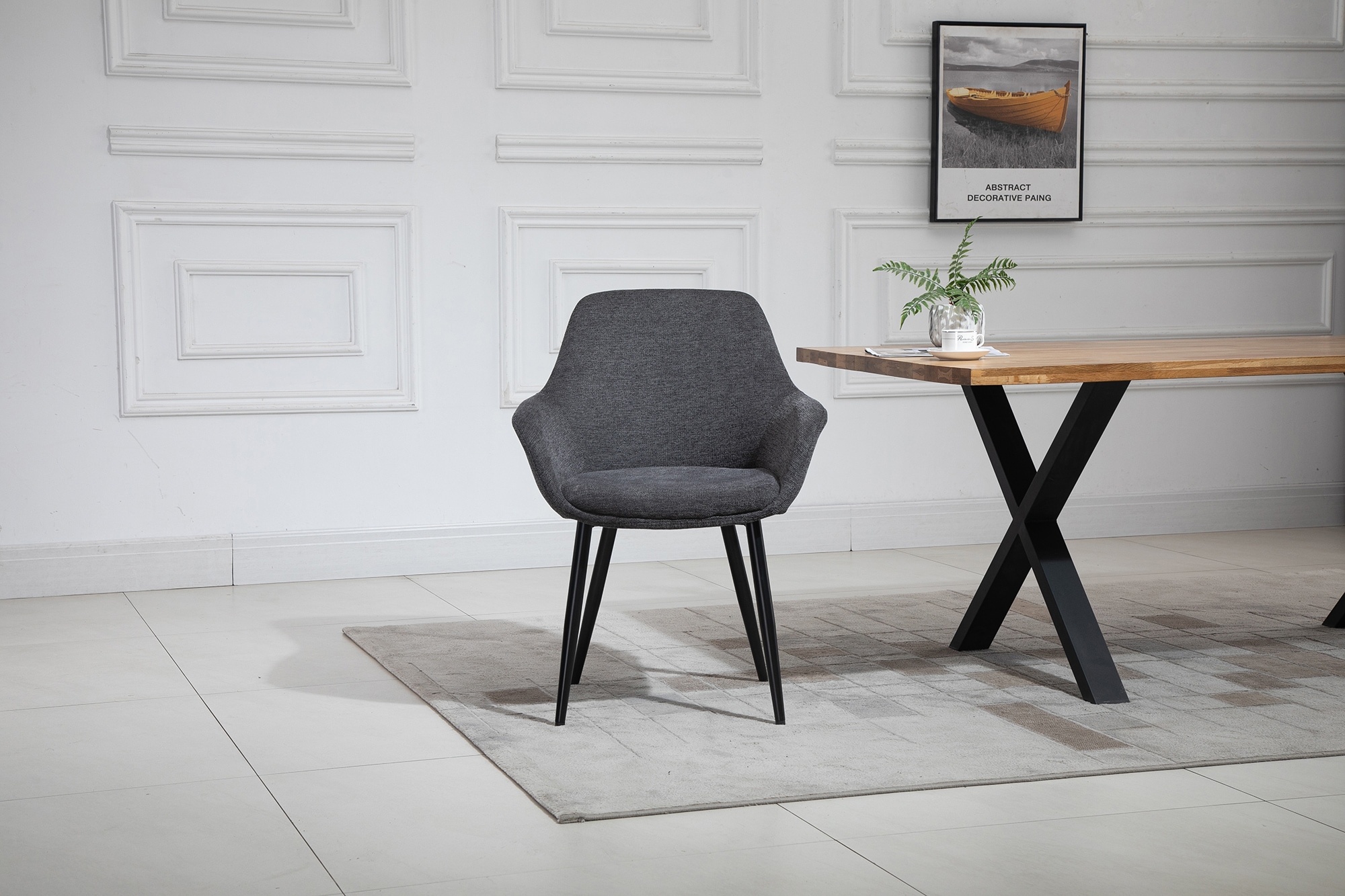 SalesFever Essgruppe, (Set, 5 tlg.), Tischplatte behandelt mit OSMO Hartwachs-Öl in seidenmattem Finish