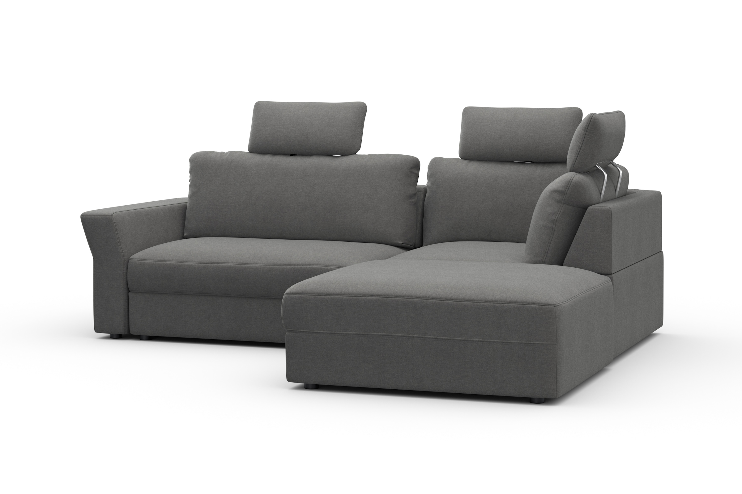 sit&more Ecksofa »Cadabra L-Form«, Breite 243 cm, inklusive Sitztiefenverstellung