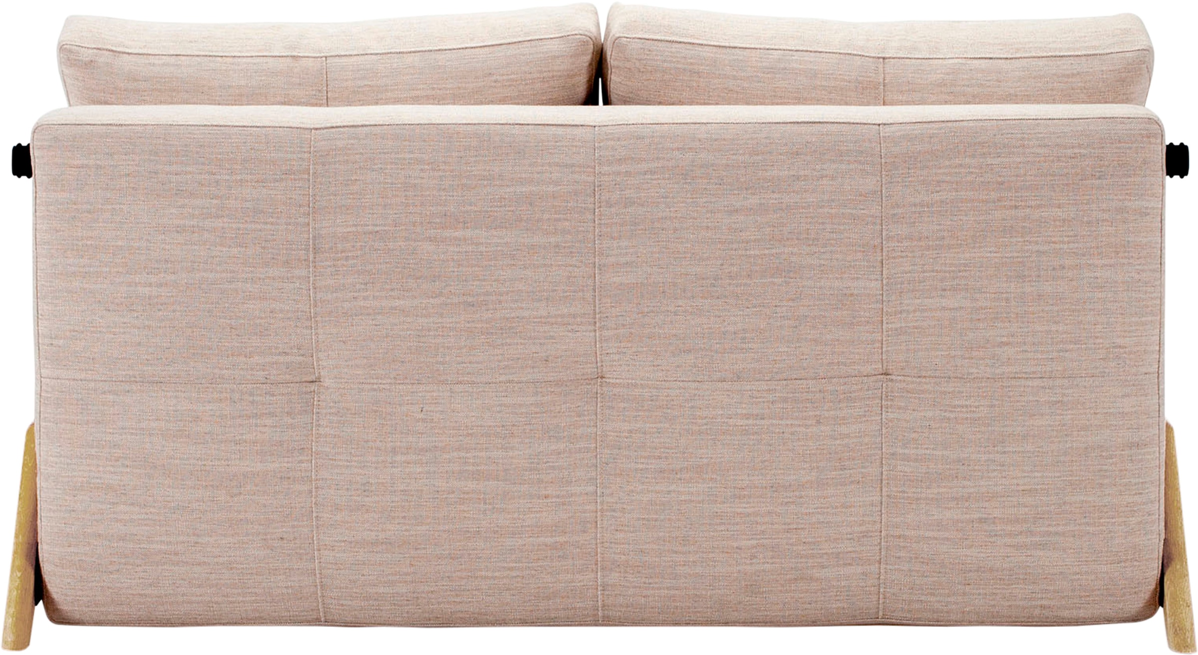 INNOVATION LIVING ™ Schlafsofa »Cubed«, Kompaktes Klappsofa mit Füßen aus Eiche