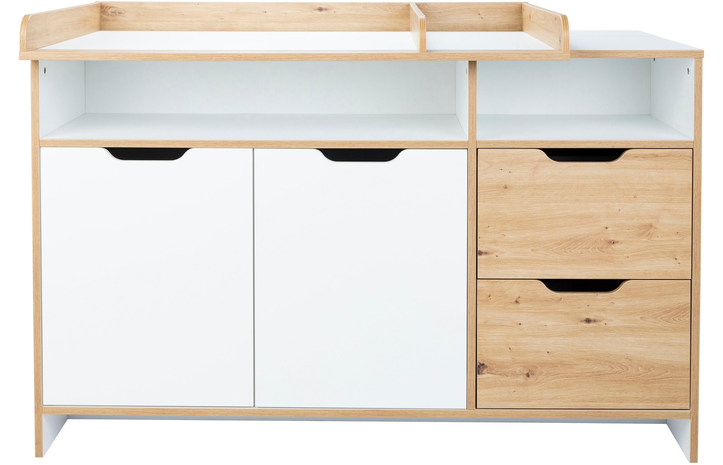 arthur berndt Babymöbel-Set »Babyzimmer Set »Maxim« 3-teilig«, (Set, 3 tlg., Babymöbel-Set »Maxim«), Gedämpfte Türen und Schubkästen