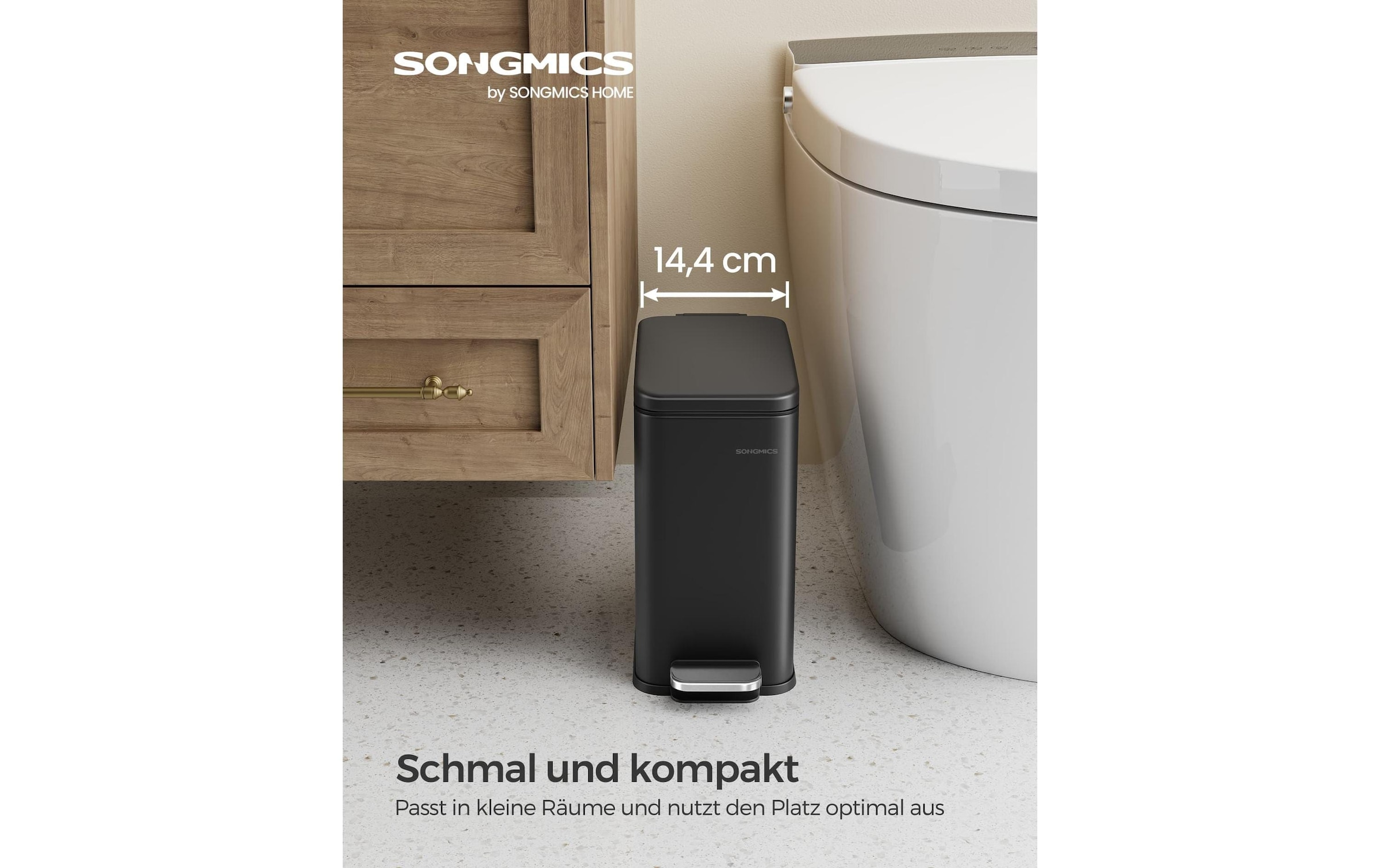 SONGMICS Kosmetikeimer »5 l« 1 Behälter