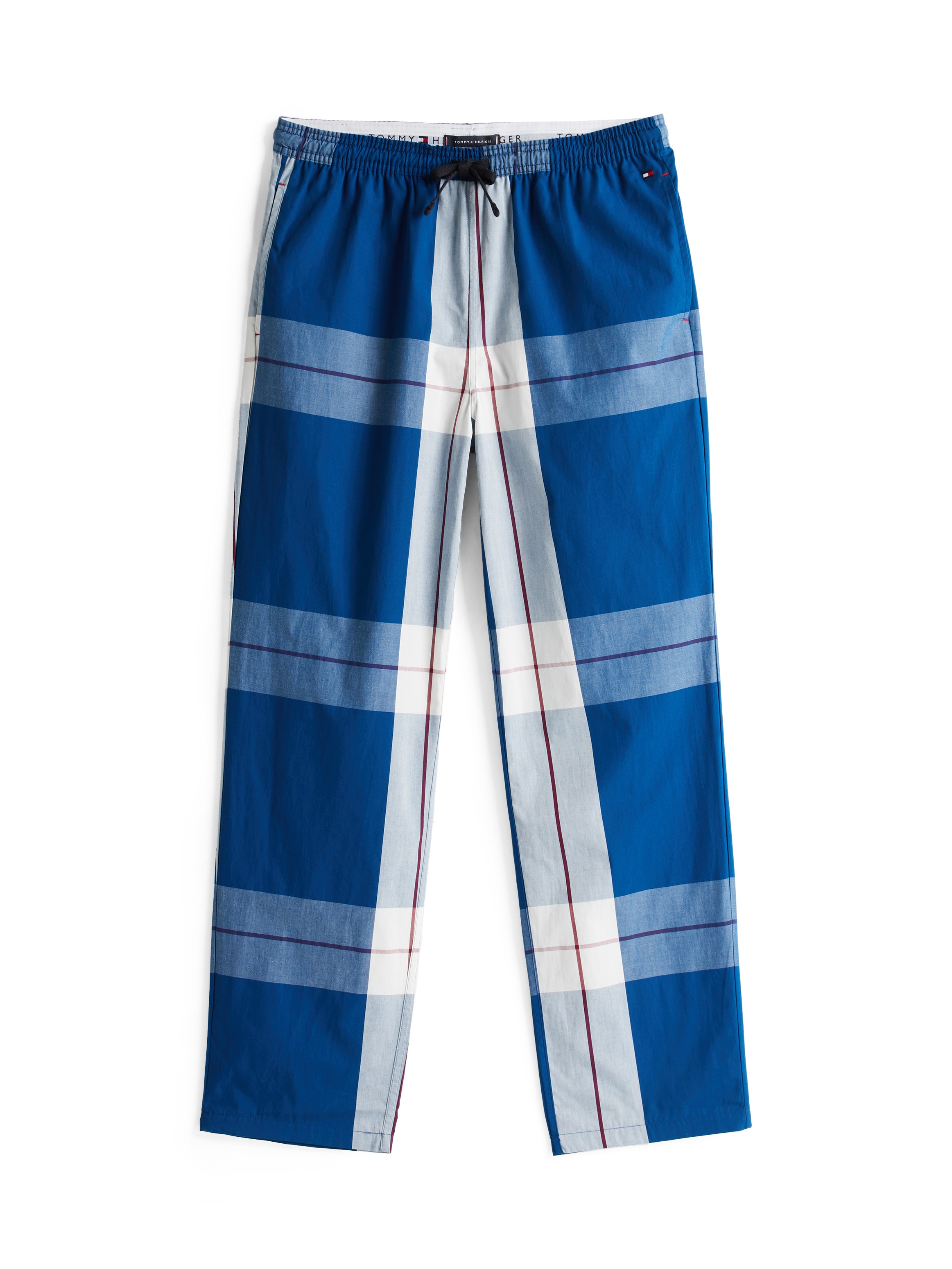 Tommy Hilfiger Underwear Schlafanzug »LS WOVEN PJ SET PRINT DRAWSTRING«, (Set, 2 tlg.), mit Print