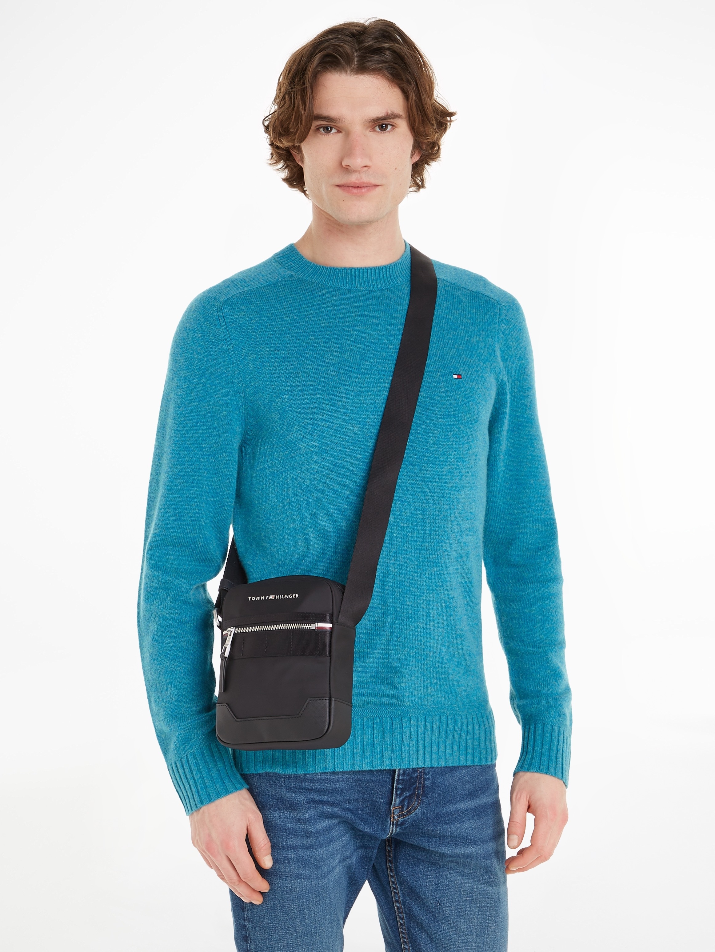 Tommy hilfiger elevated mini reporter bag hotsell