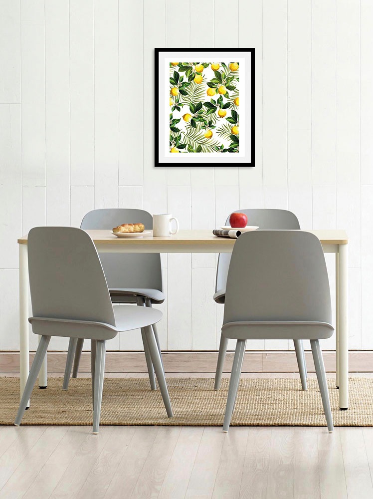 queence Bild »Lemons«, Obst-Obst Bilder-Essen-Lebensmittel-Kunst, (1 St.), günstig online kaufen